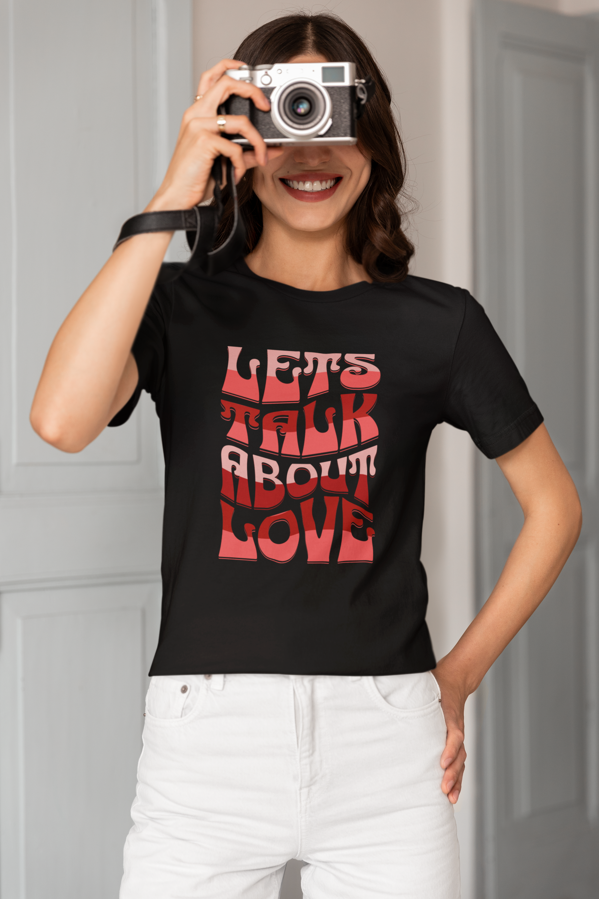 Unisex Love Message Tee - Let's Talk About Love