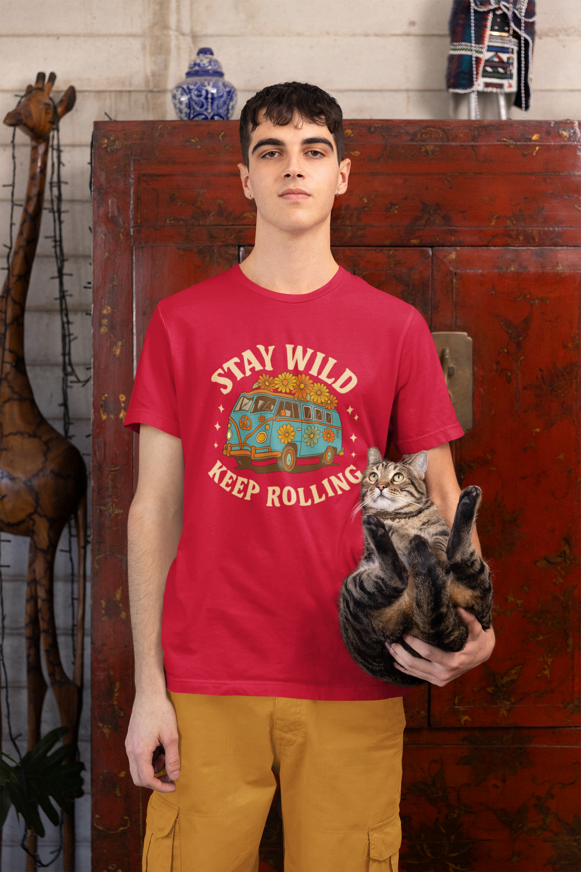 Stay Wild Retro Van Tee