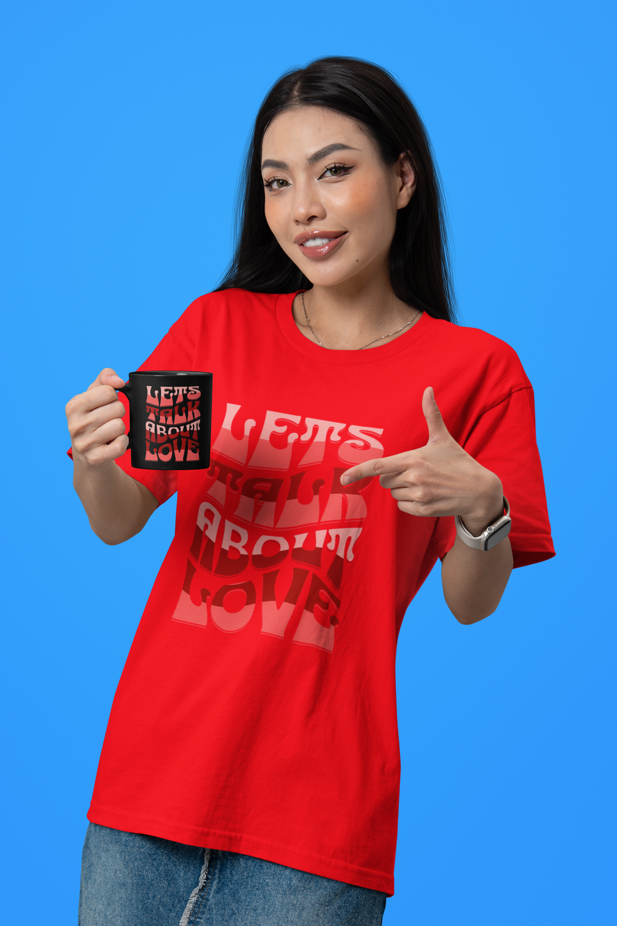 Unisex Love Message Tee - Let's Talk About Love