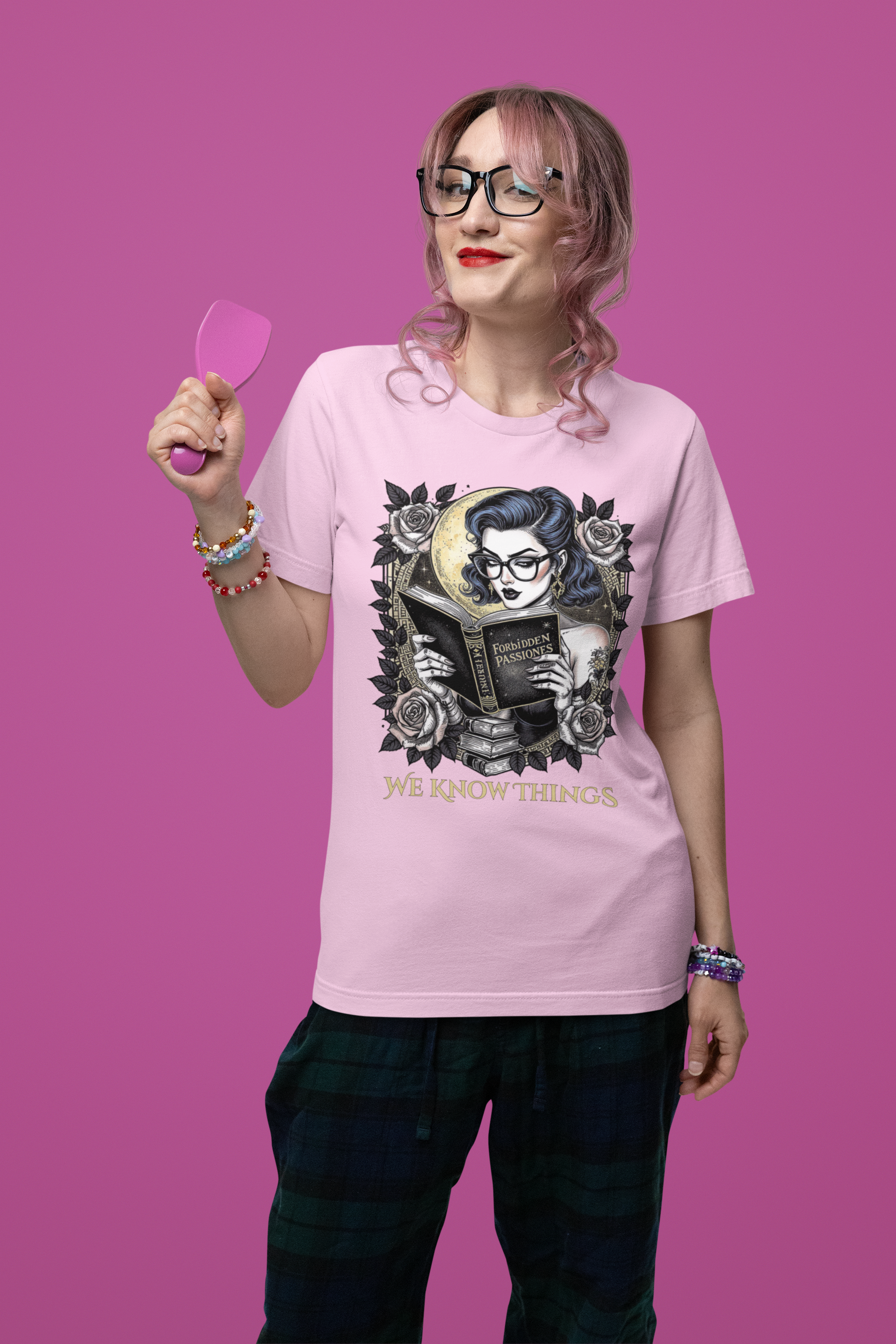 Book Lover's Unisex Tee - 'We Know Things' Graphic Shirt