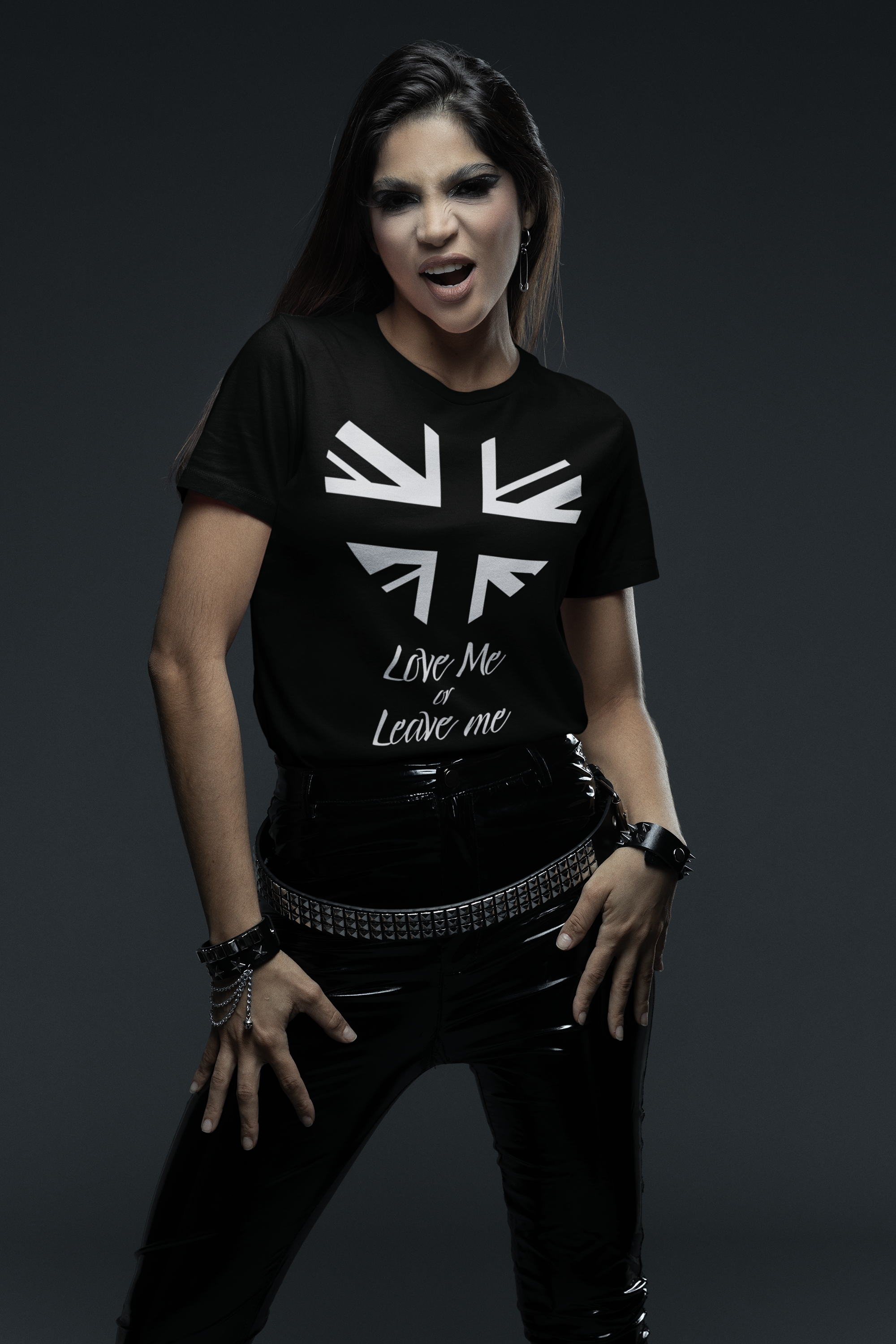 Love Me or Leave Me Heart Tee - Perfect for Casual Wear.