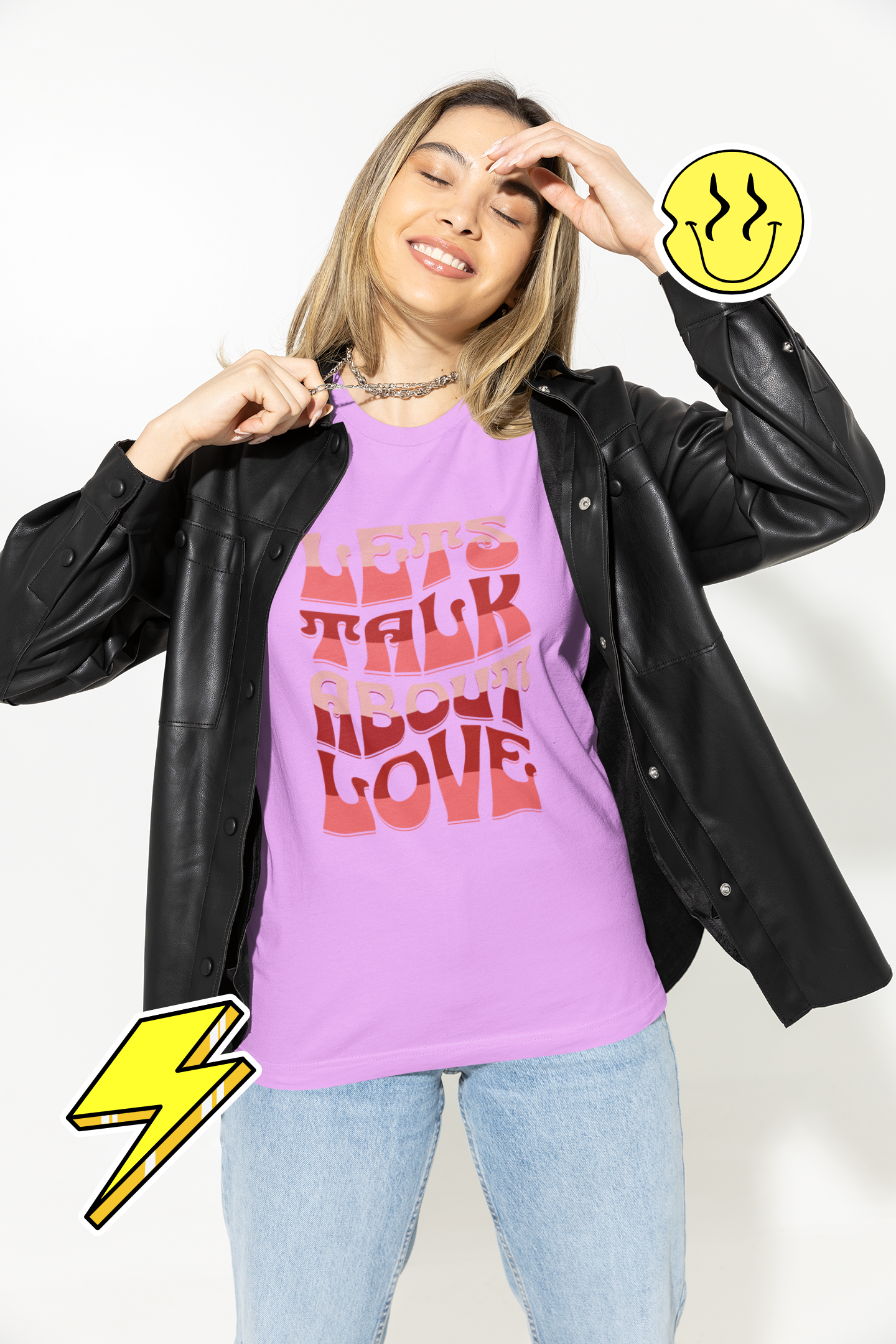 Unisex Love Message Tee - Let's Talk About Love