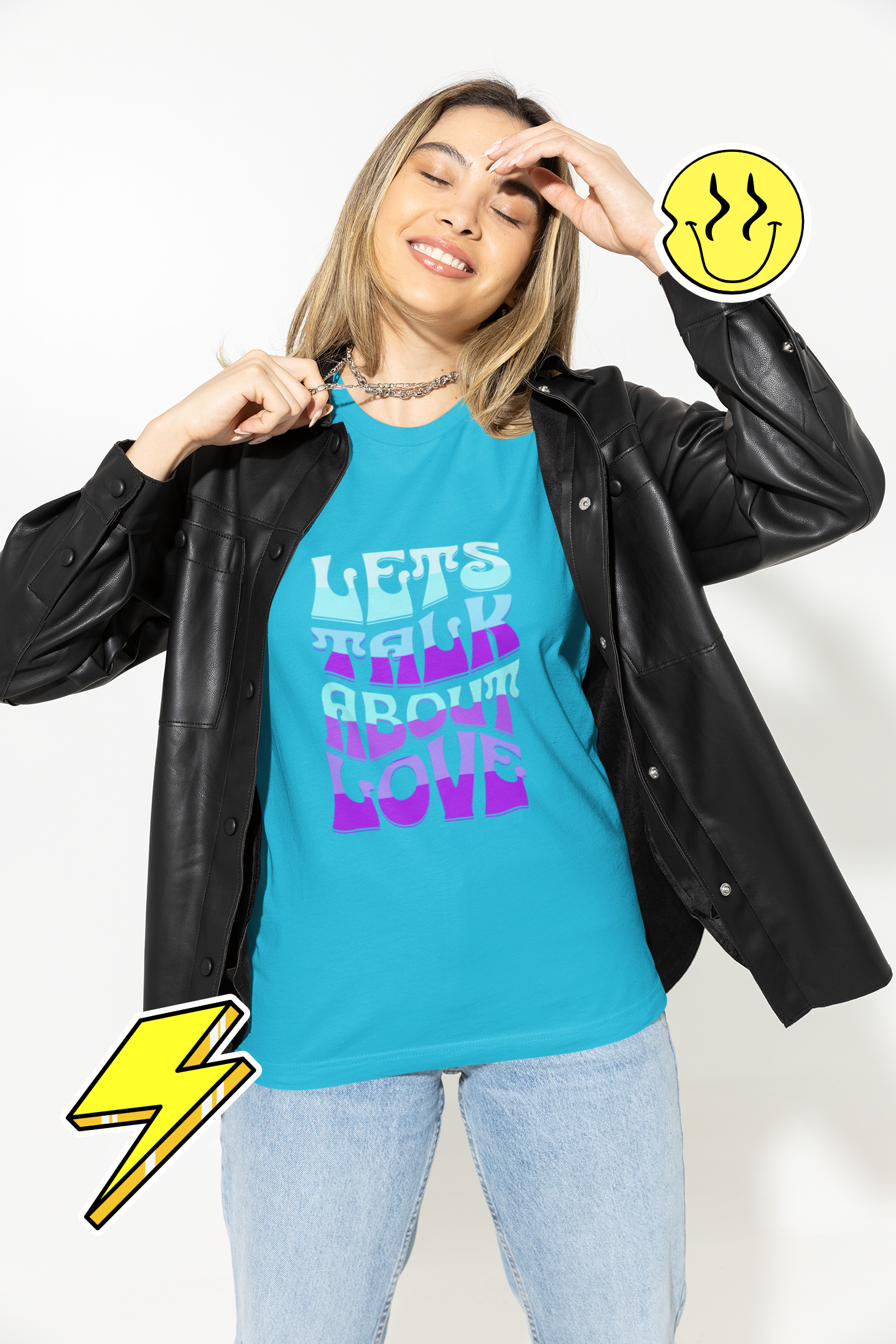 Let's Talk About Love Tee - Unisex Jersey Short Sleeve Shirt