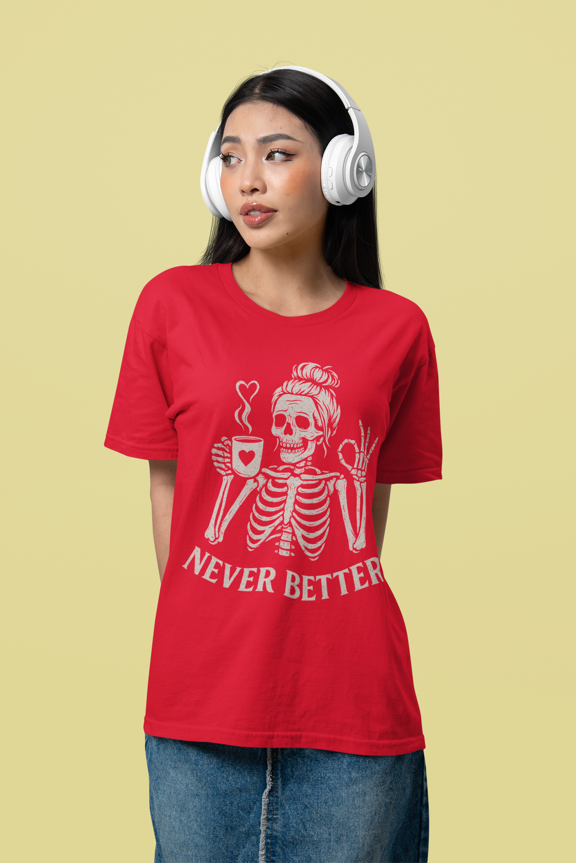 Never Better Skeleton Tee
