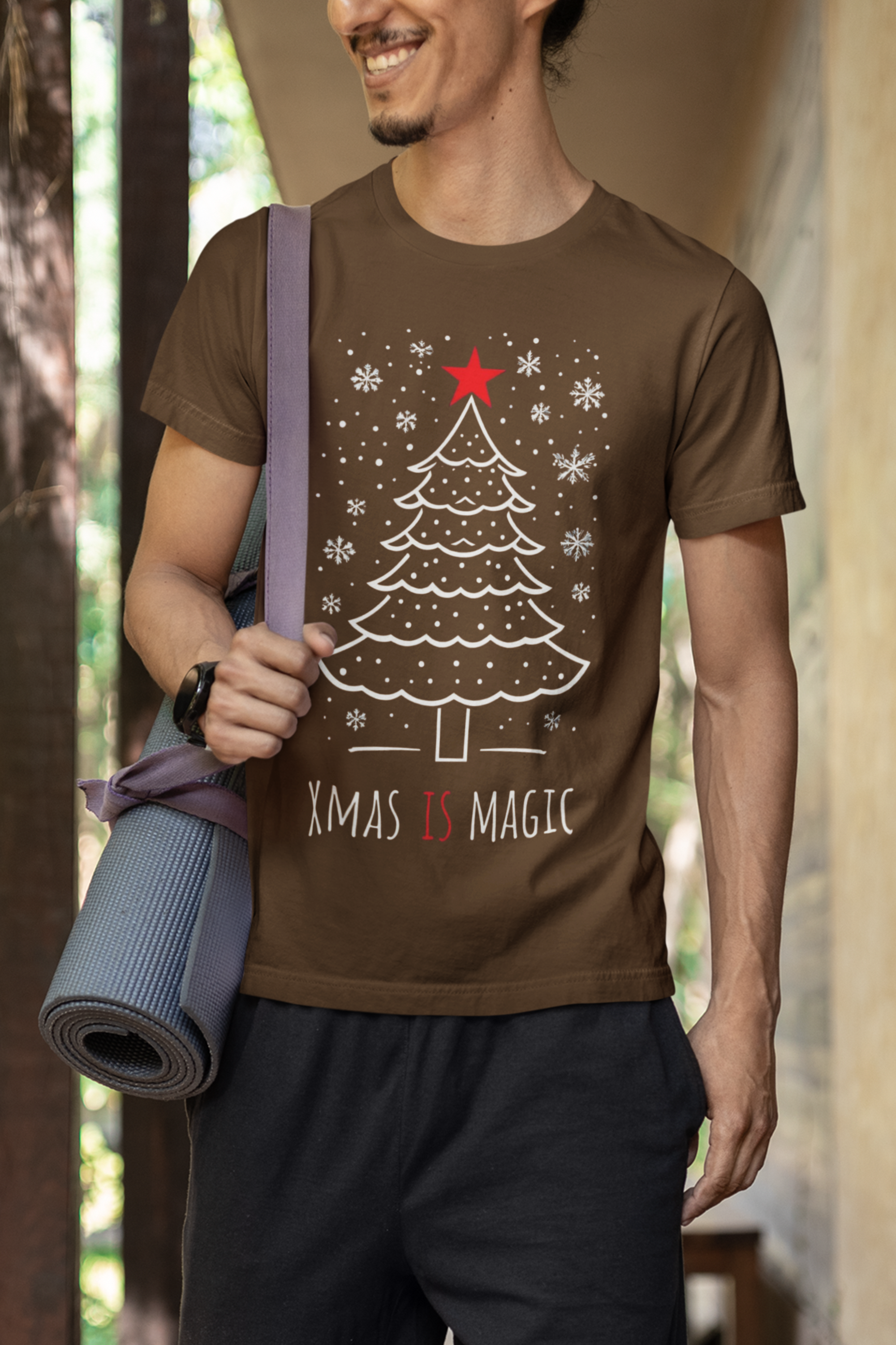 Xmas Is Magic T-Shirt — Festive Christmas Tree Holiday Tee