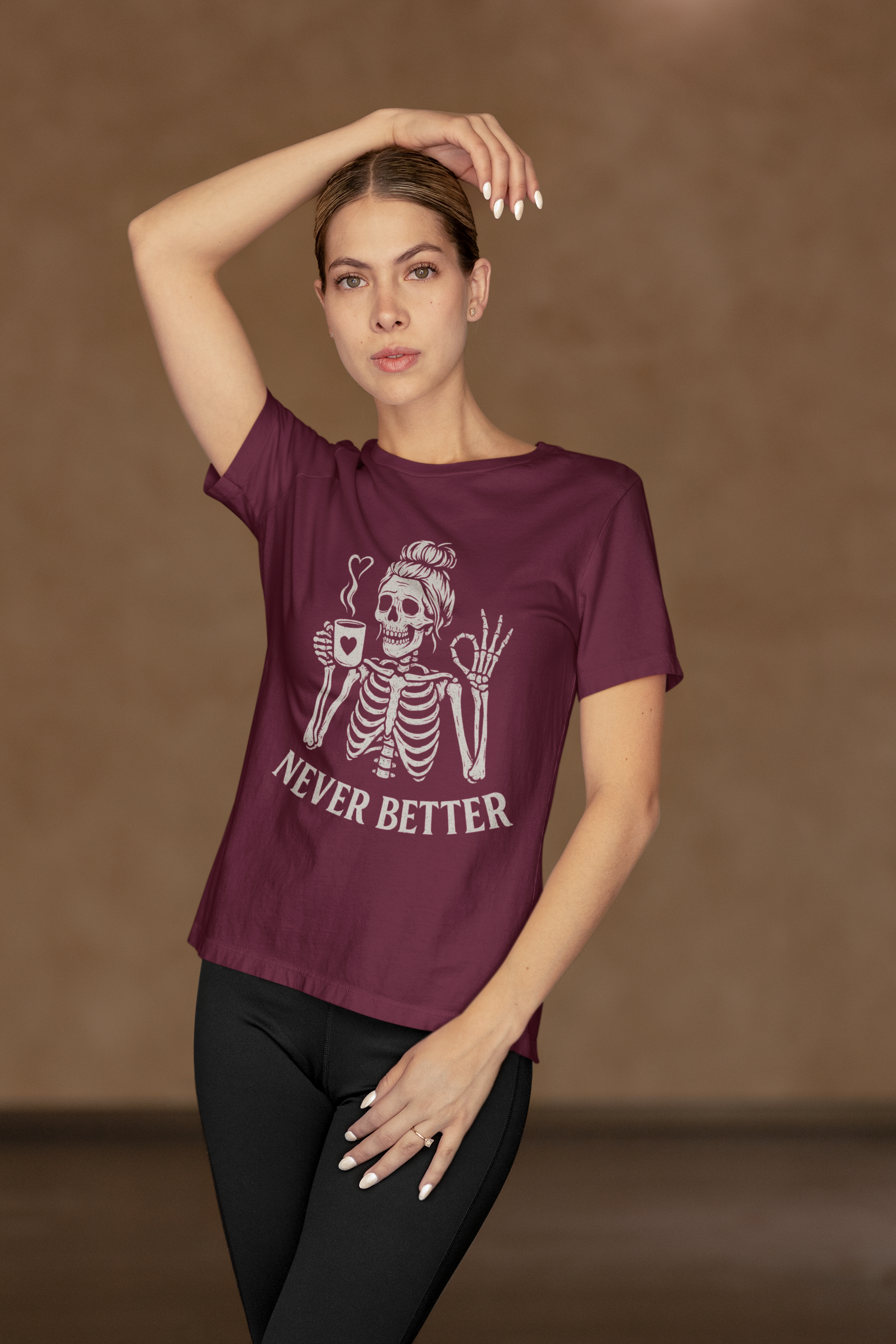 Never Better Skeleton Tee