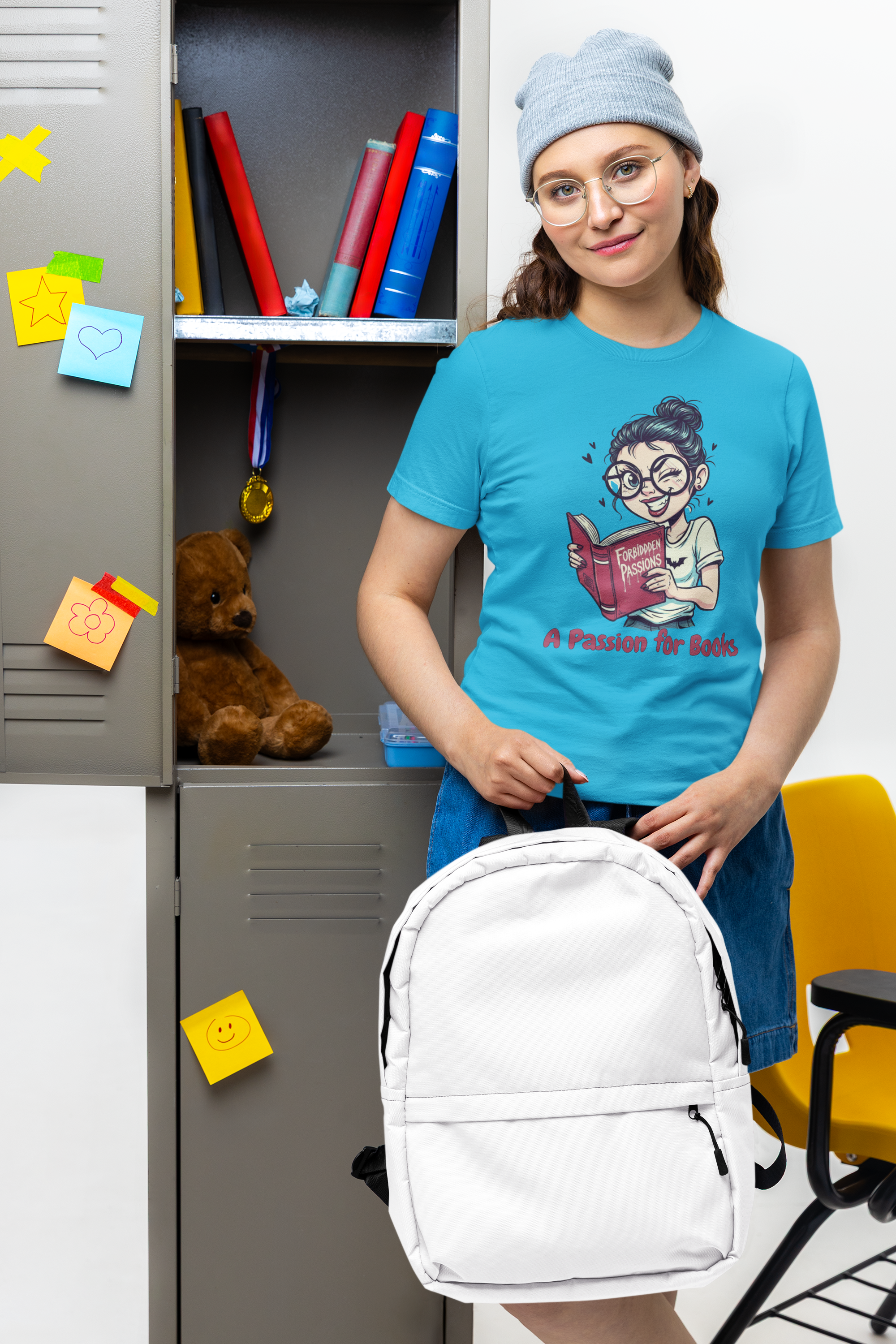 Book Lover's Unisex Tee - "A Passion for Books"