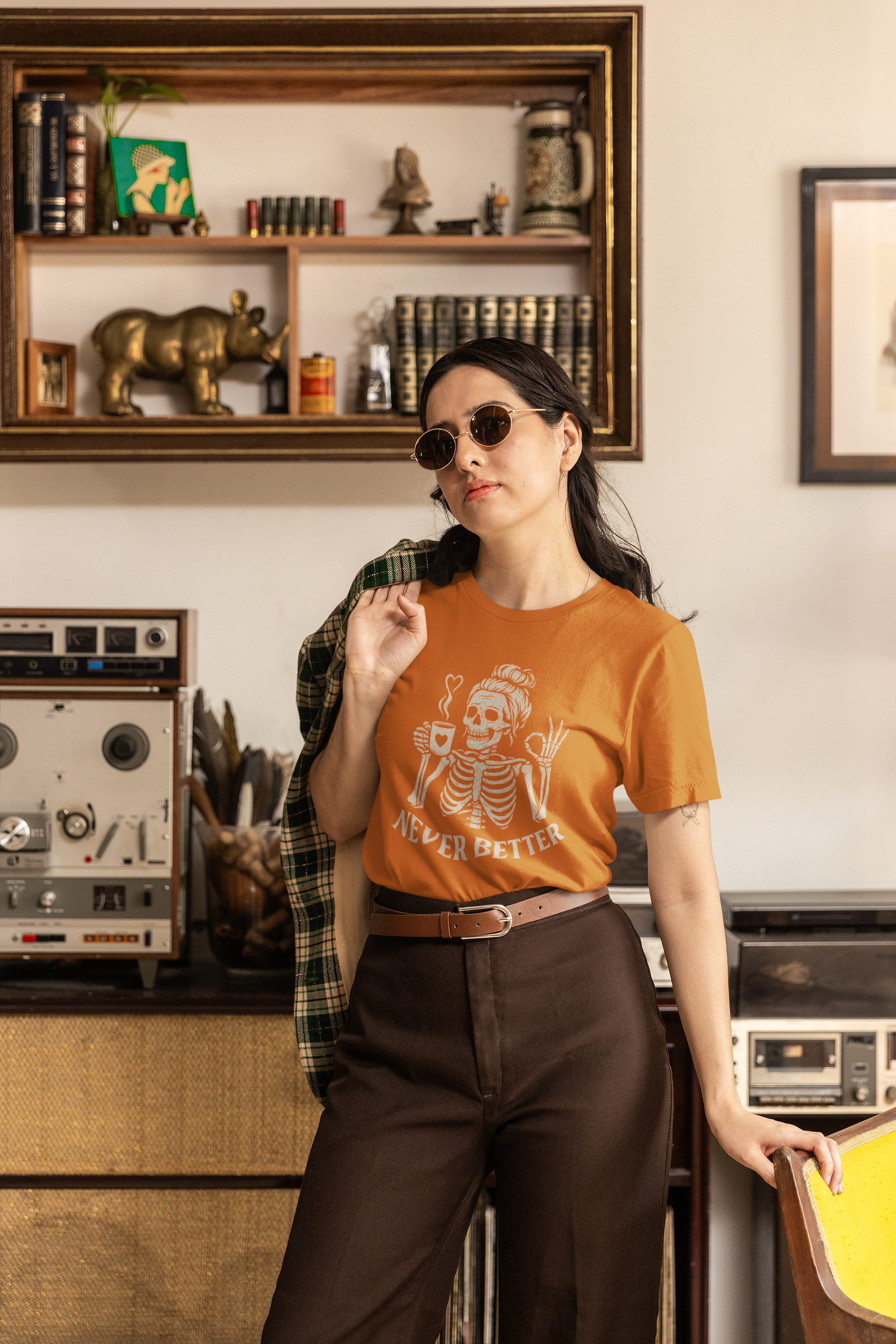 Never Better Skeleton Tee