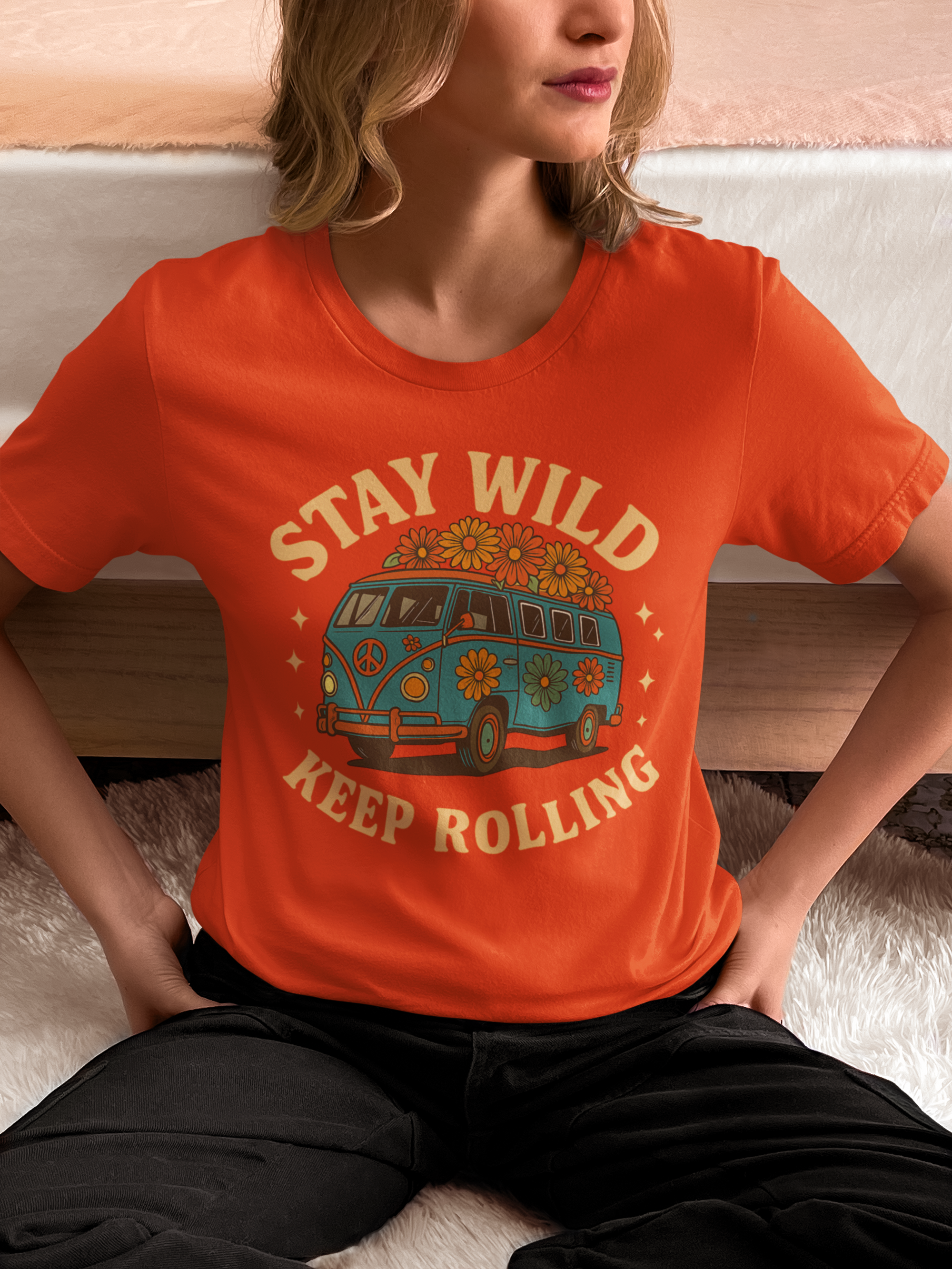 Stay Wild Retro Van Tee