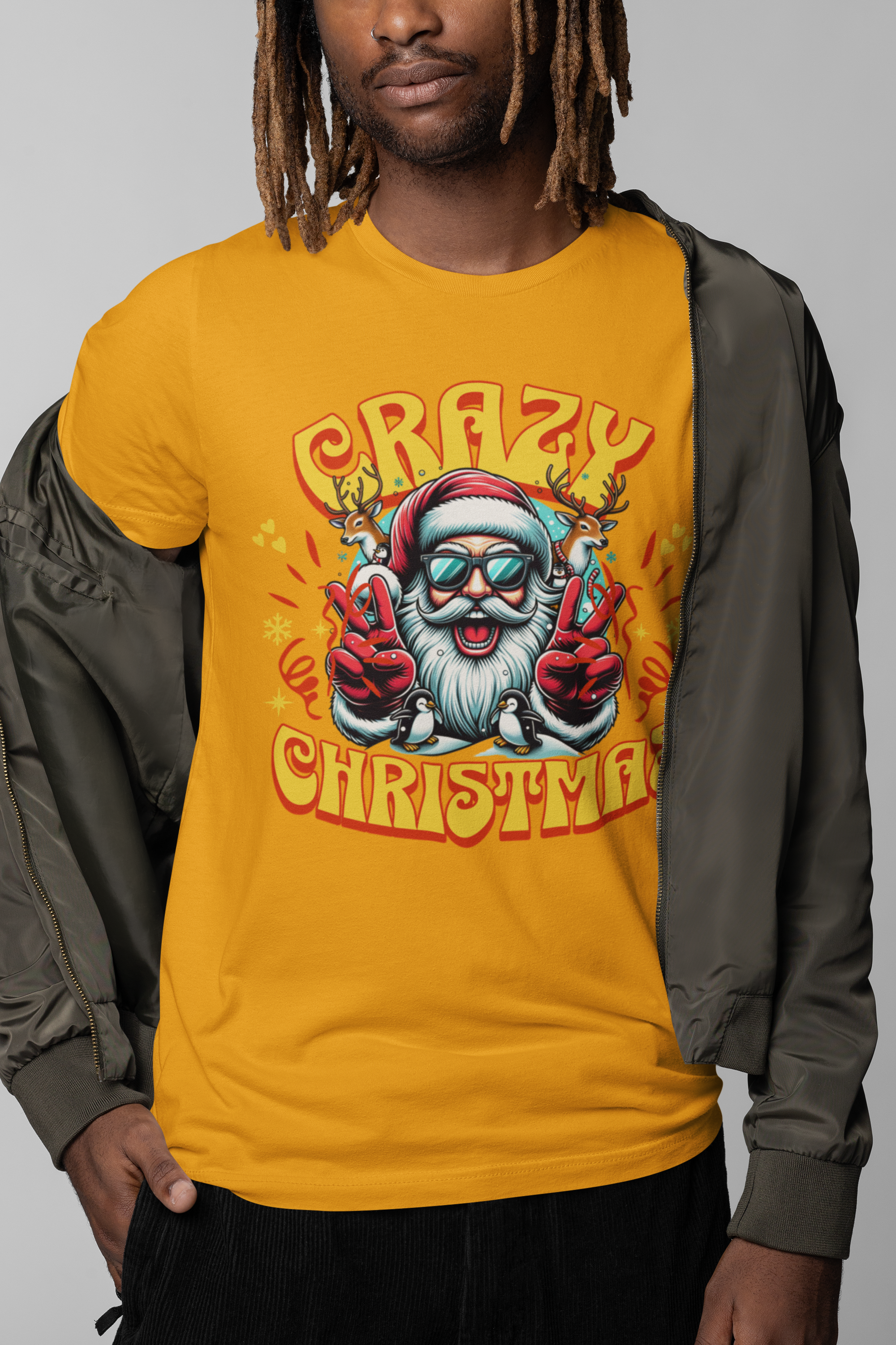 Crazy Christmas Unisex Tee