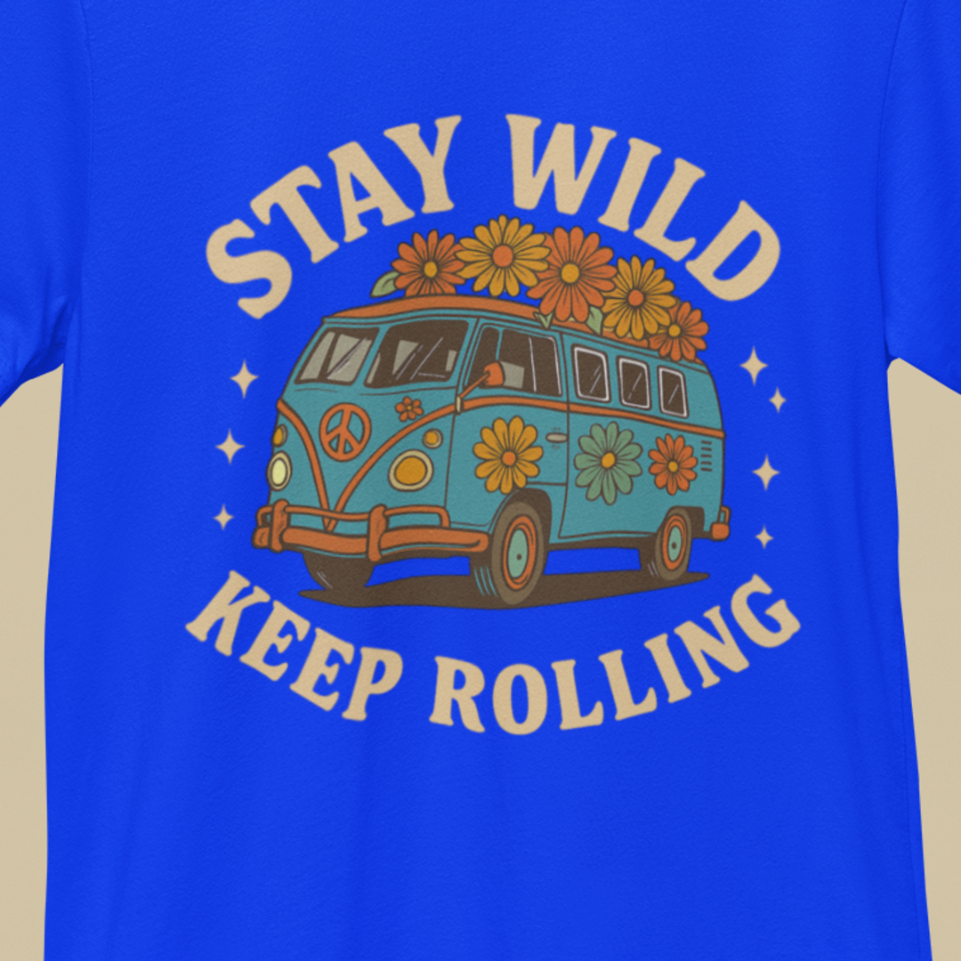 Stay Wild Retro Van Tee