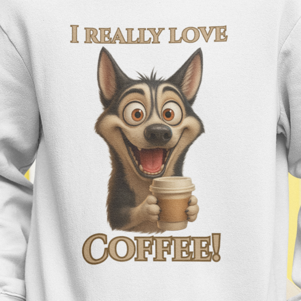 Funny Dog Coffee Sweatshirt