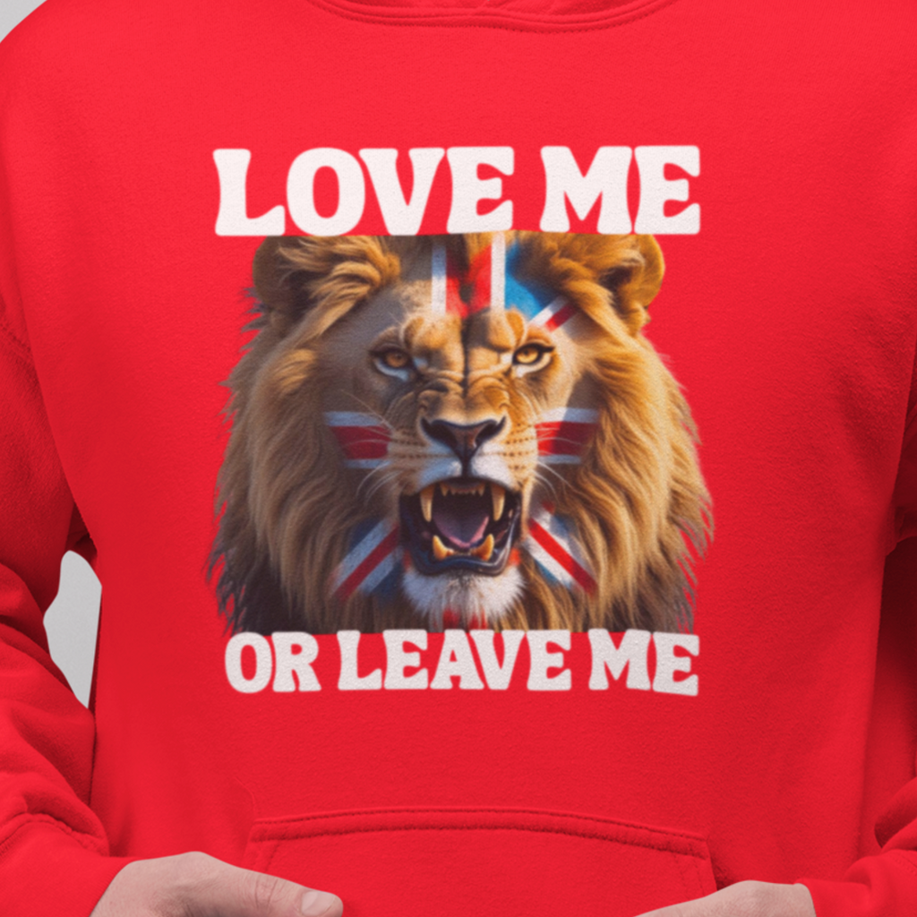 Bold Lion Print Unisex College Hoodie | Statement Sweatshirt for Students | Gift for Animal Lovers | Trendy Casual Wear | Hooded Pullover