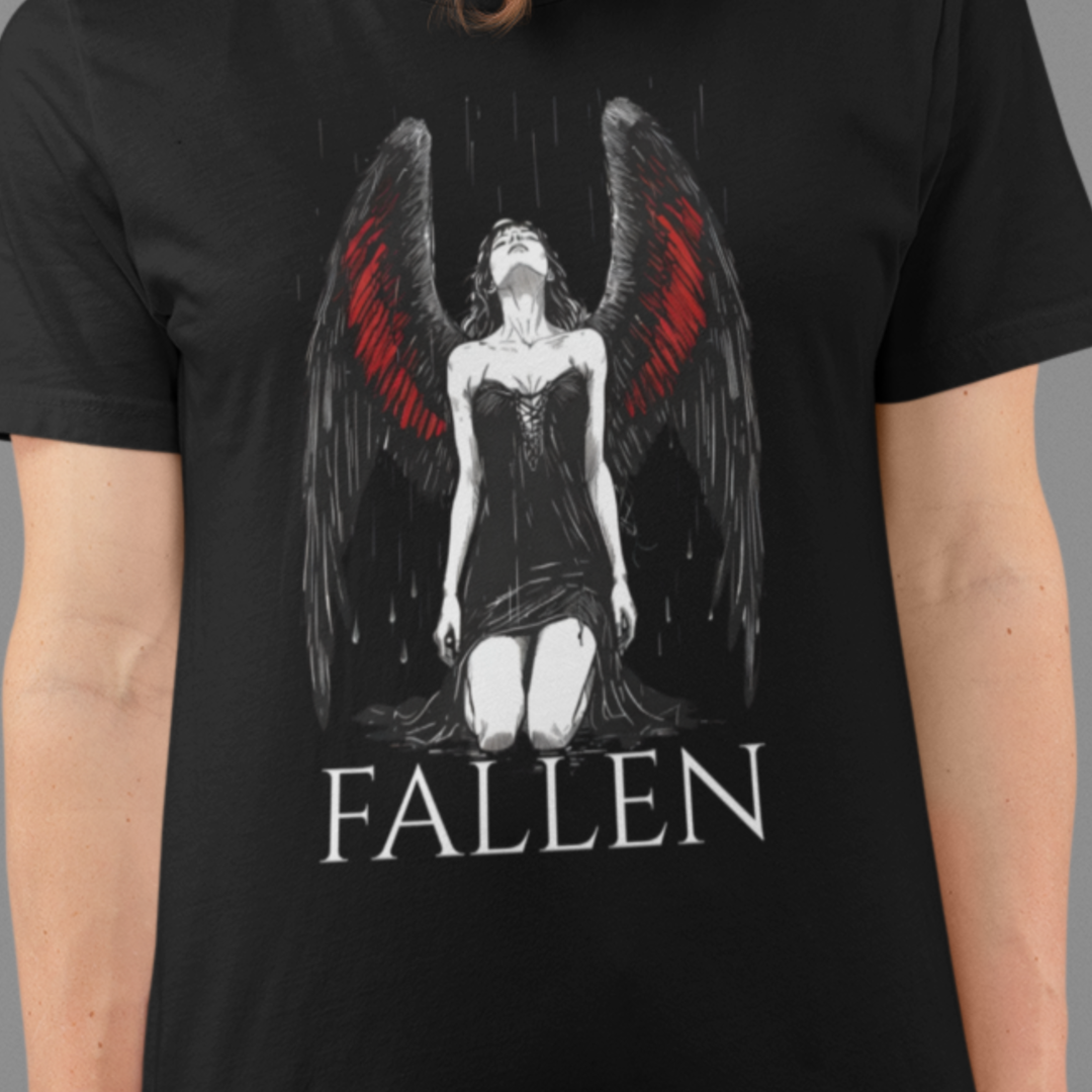 Fallen Angel Graphic T-Shirt, Unisex Tee for Gothic Style Lovers, Perfect for Halloween, Gift Idea for Dark Aesthetic Fans, Casual [...]