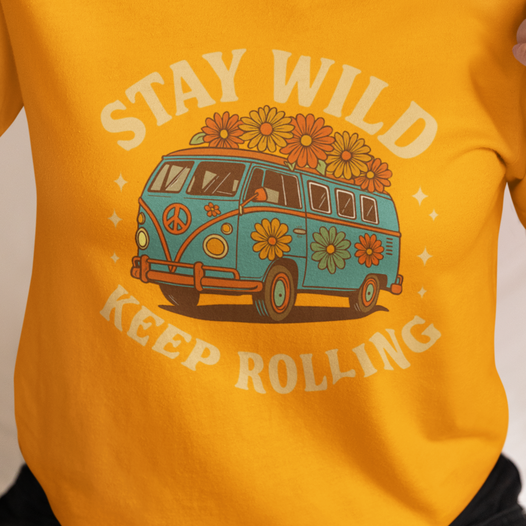 Stay Wild Retro Van Tee