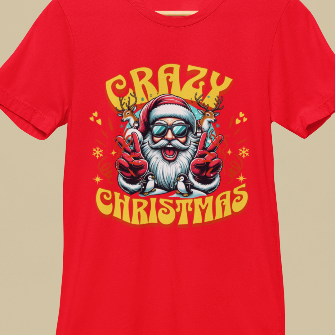 Crazy Christmas Unisex Tee