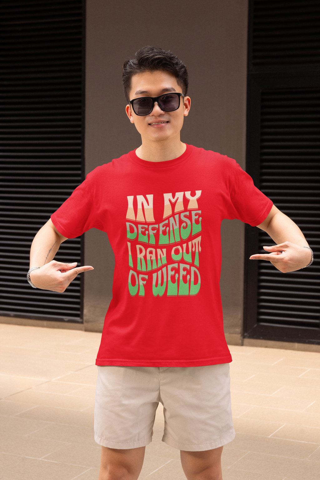 Funny Weed Defense Tee