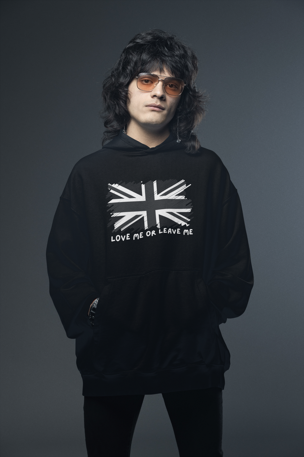 Unisex College Hoodie with British Flag Design, Casual Wear, Gifts for Students, College Life Essentials, Hooded Sweatshirt, [...]