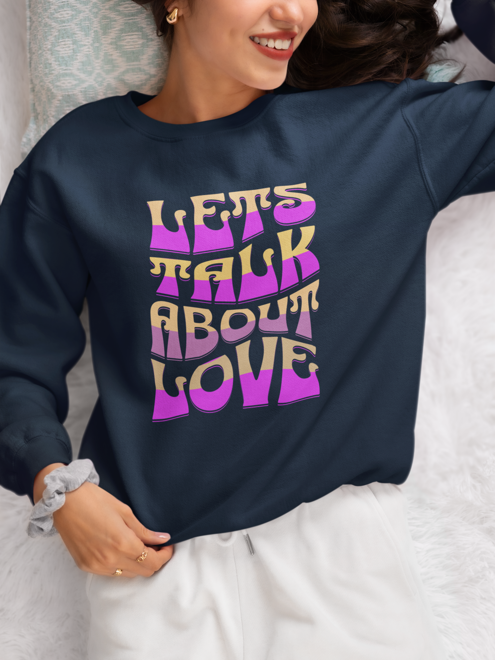 Let's Talk About Love Crewneck Sweatshirt