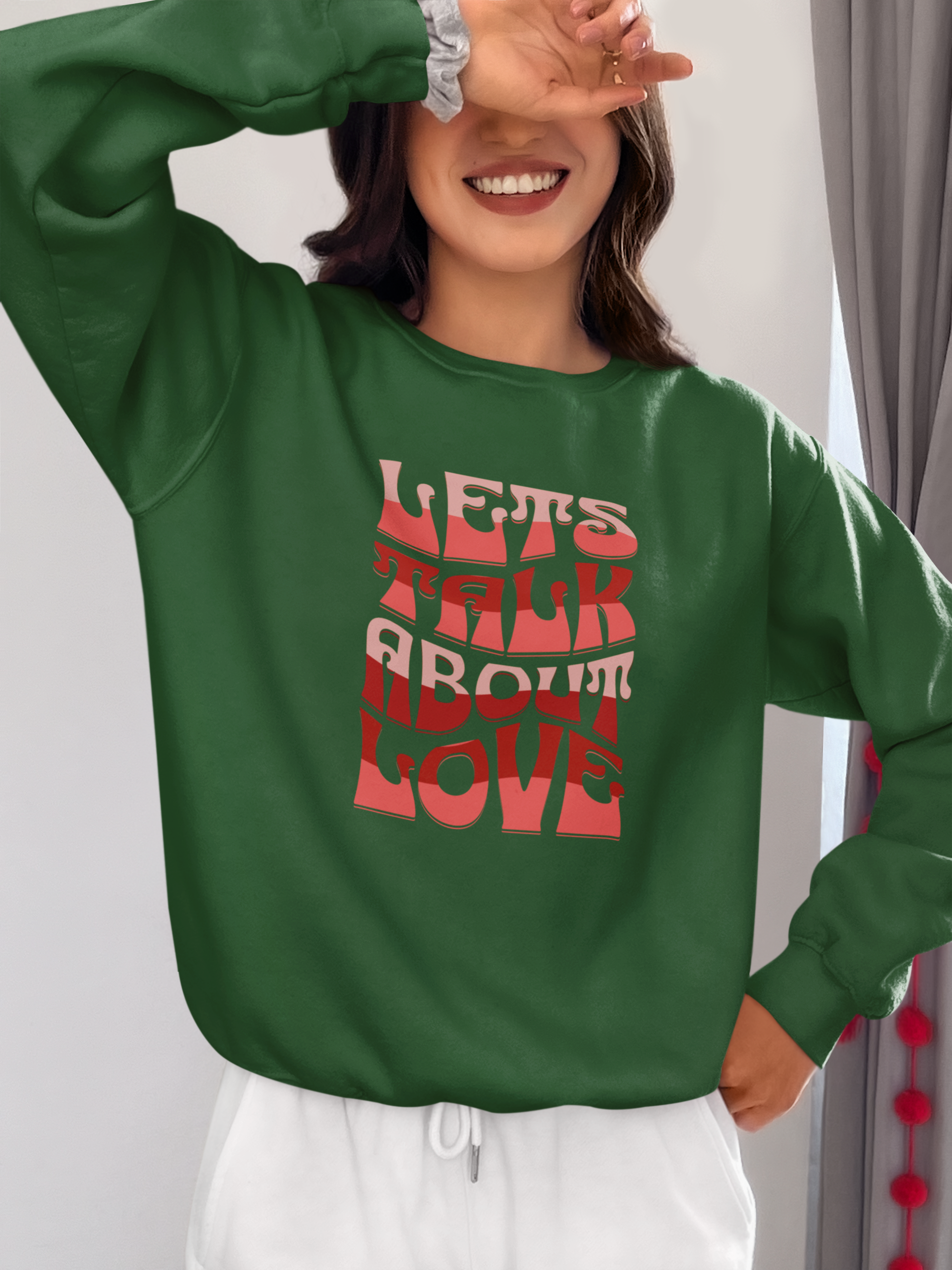 Let's Talk About Love Crewneck Sweatshirt