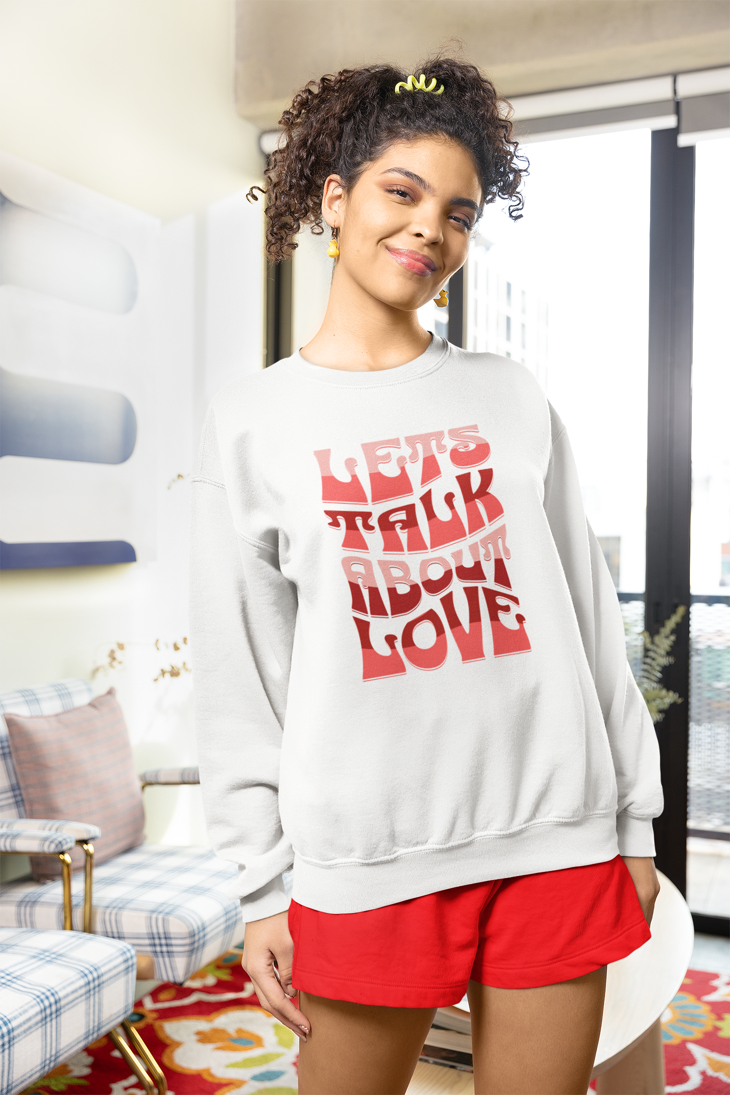 Let's Talk About Love Crewneck Sweatshirt