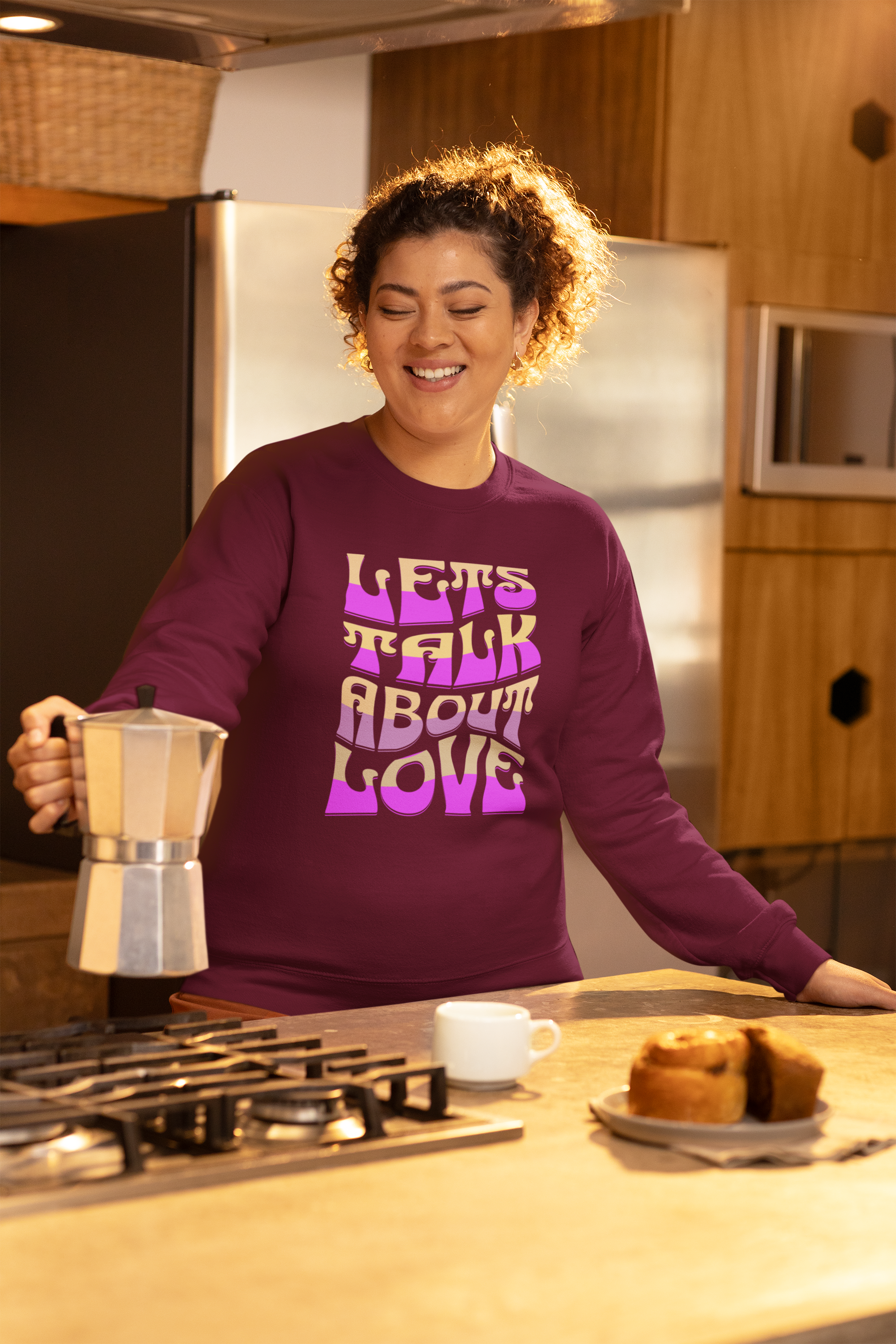 Let's Talk About Love Crewneck Sweatshirt