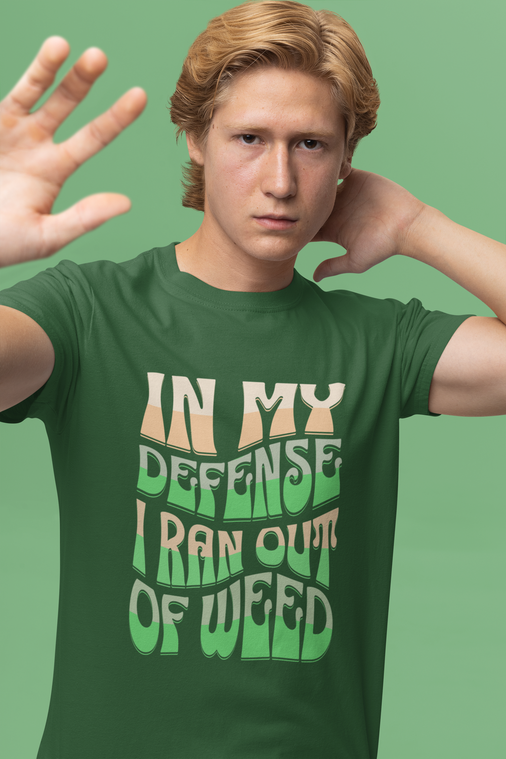 Funny Weed Defense Tee