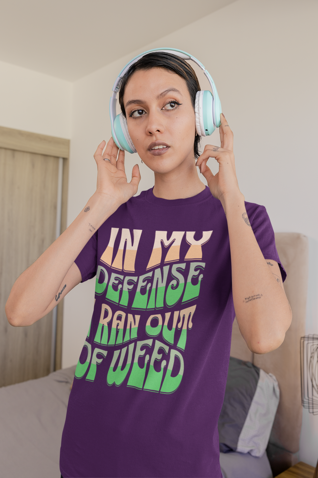 Funny Weed Defense Tee