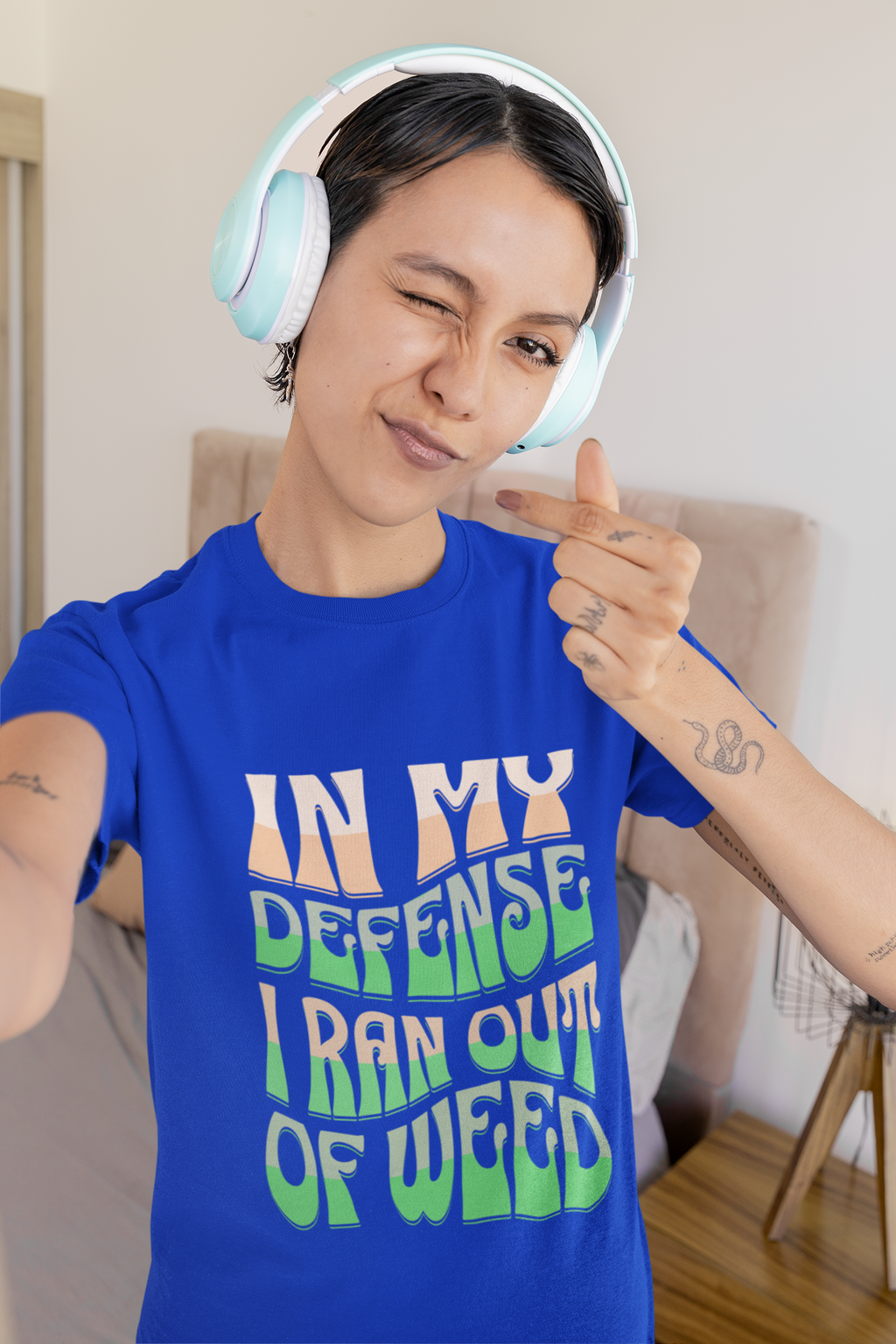 Funny Weed Defense Tee