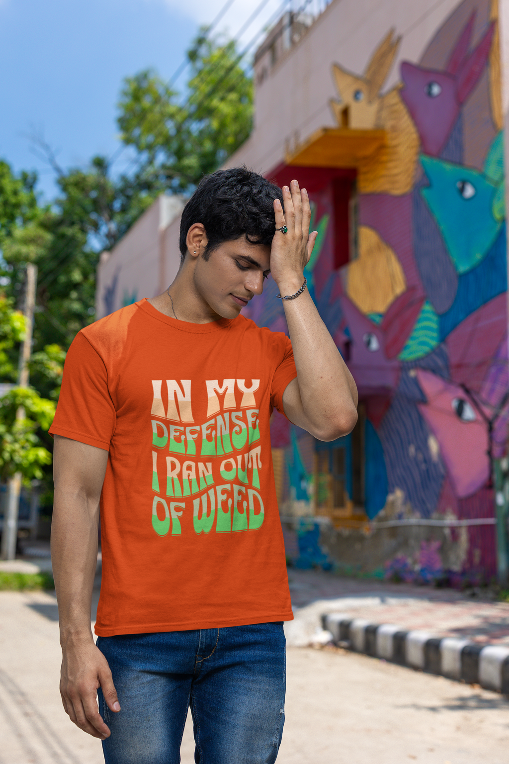 Funny Weed Defense Tee