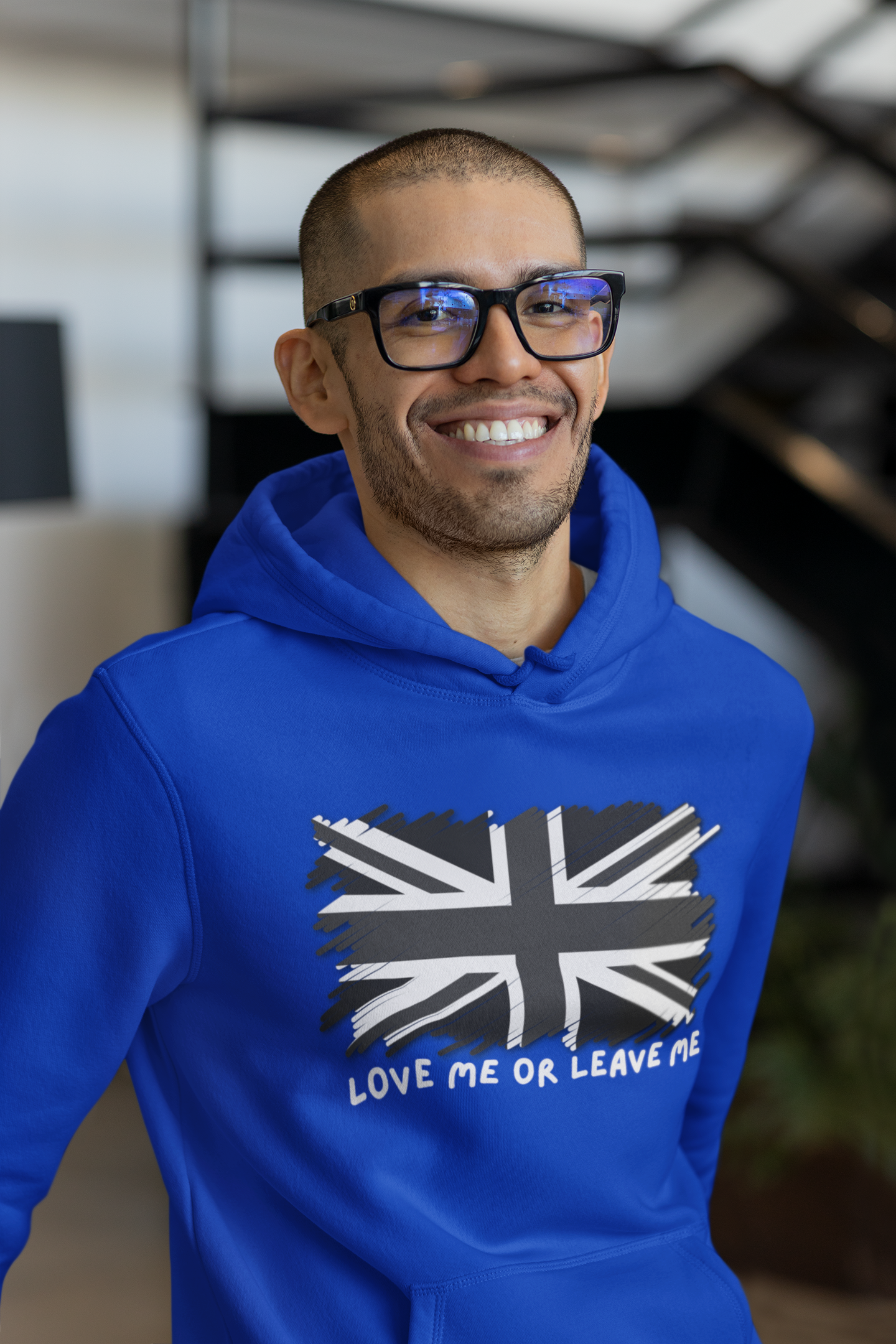 Unisex College Hoodie with British Flag Design, Casual Wear, Gifts for Students, College Life Essentials, Hooded Sweatshirt, [...]
