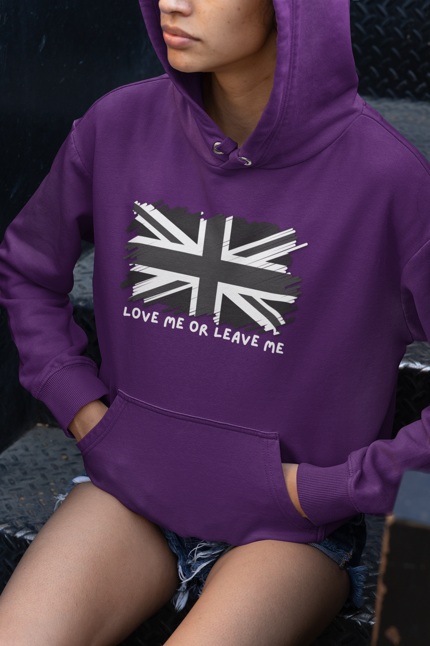 Unisex College Hoodie with British Flag Design, Casual Wear, Gifts for Students, College Life Essentials, Hooded Sweatshirt, [...]
