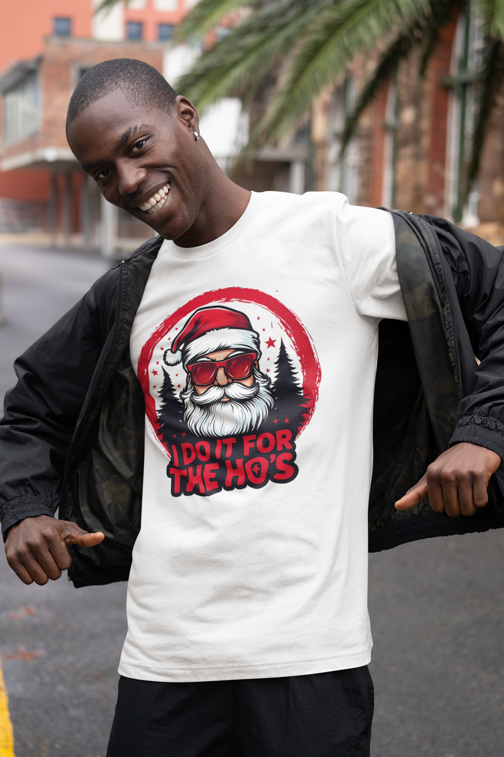 Santa I Do It For The Ho's Tee