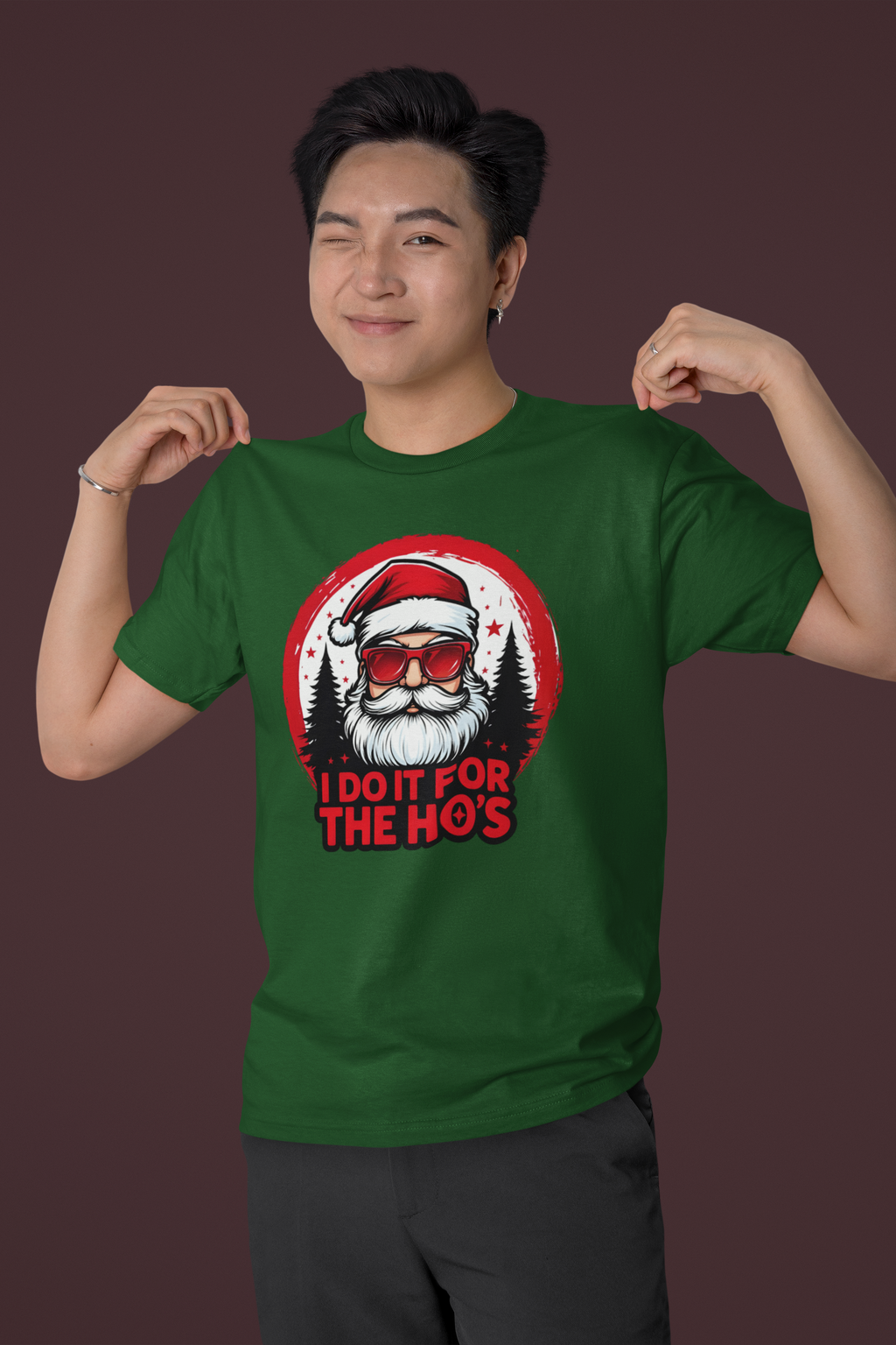 Santa I Do It For The Ho's Tee
