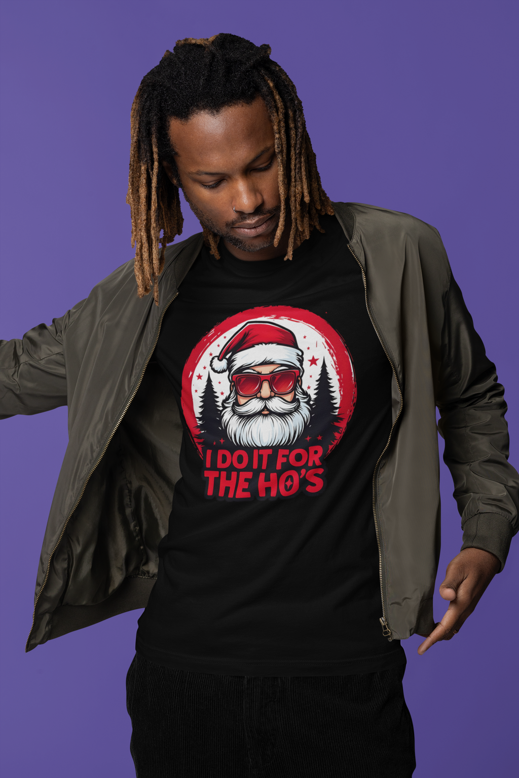 Santa I Do It For The Ho's Tee
