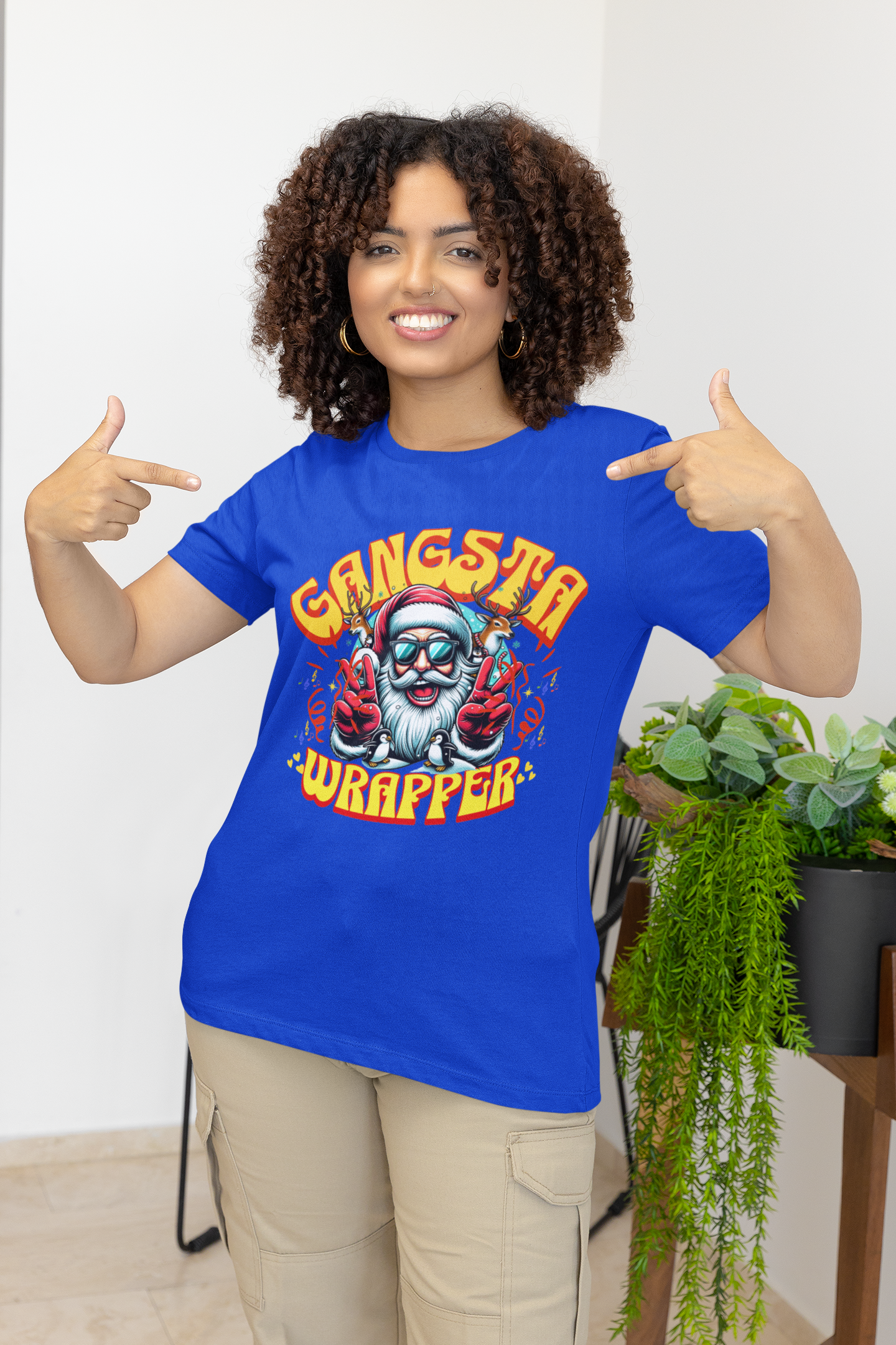 Gangsta Wrapper Tee for Holiday Cheer