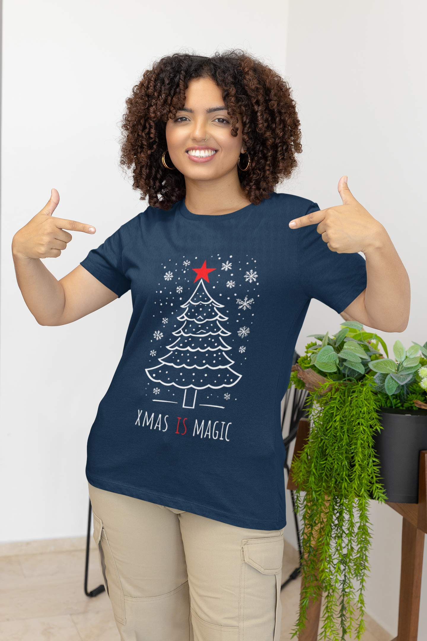 Xmas Is Magic T-Shirt — Festive Christmas Tree Holiday Tee