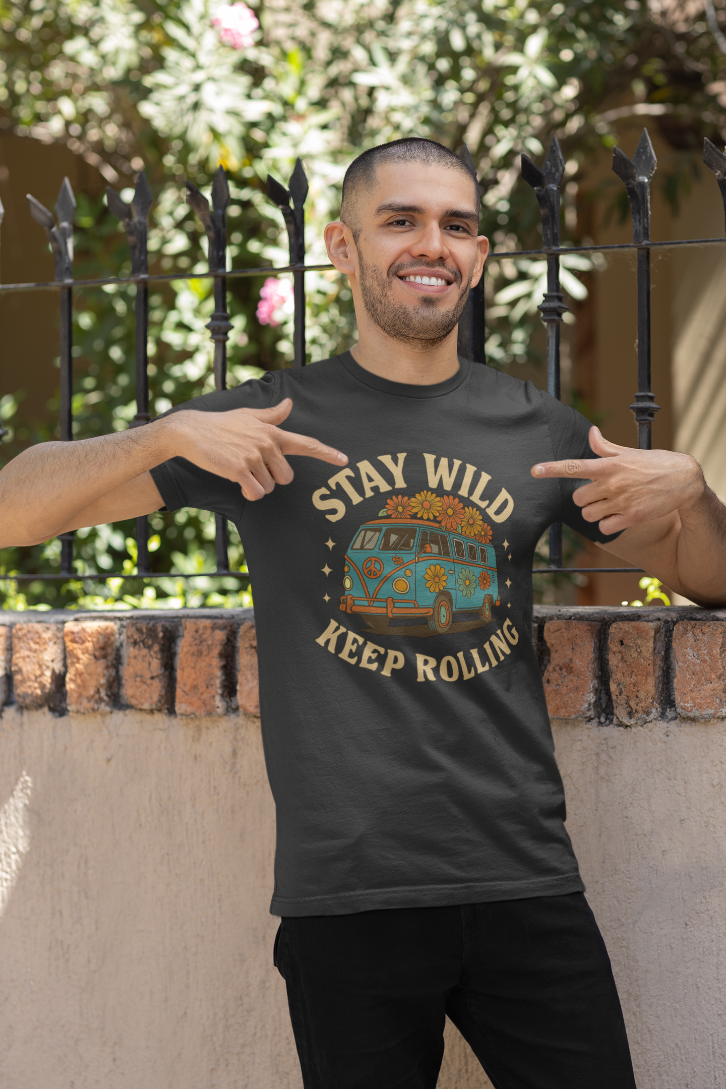 Stay Wild Retro Van Tee