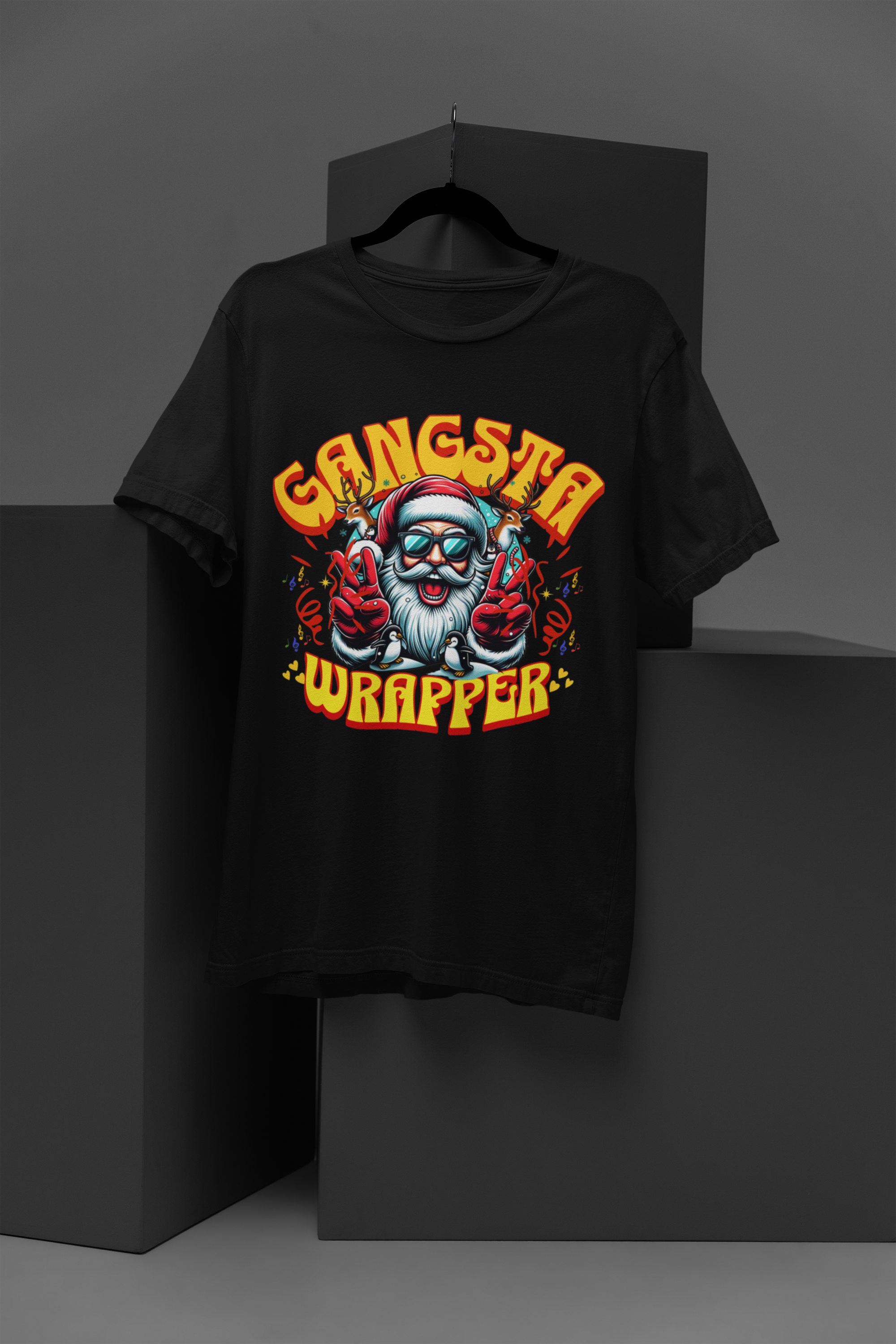Gangsta Wrapper Tee for Holiday Cheer