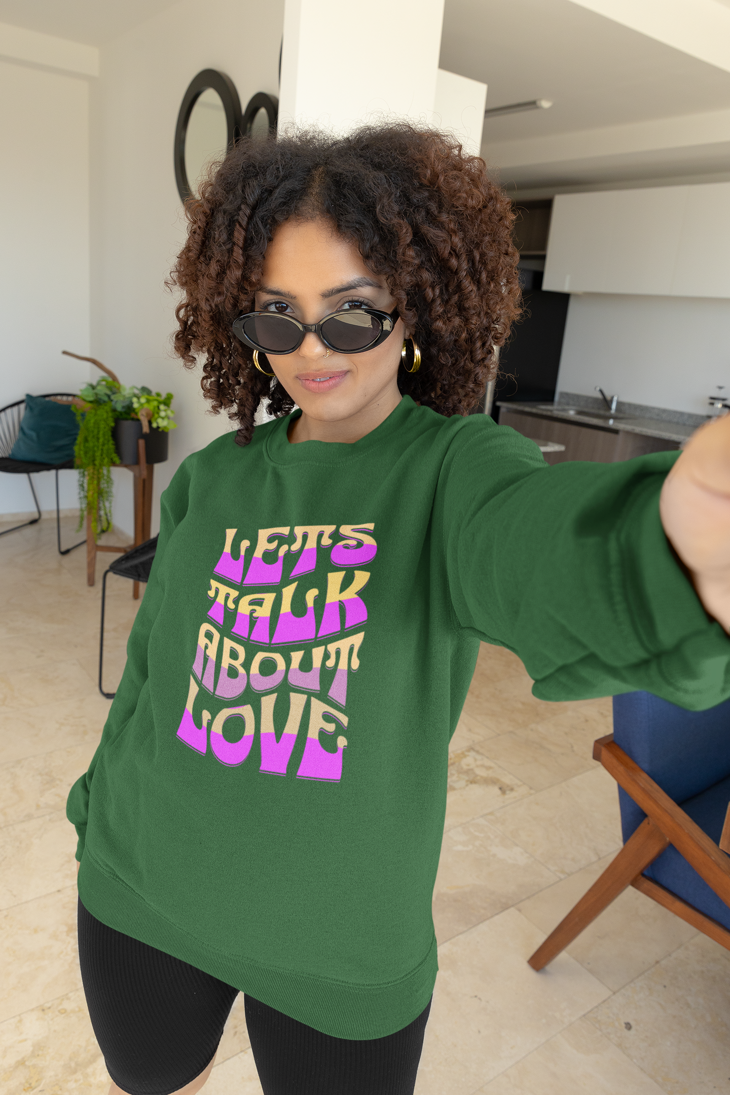 Let's Talk About Love Crewneck Sweatshirt