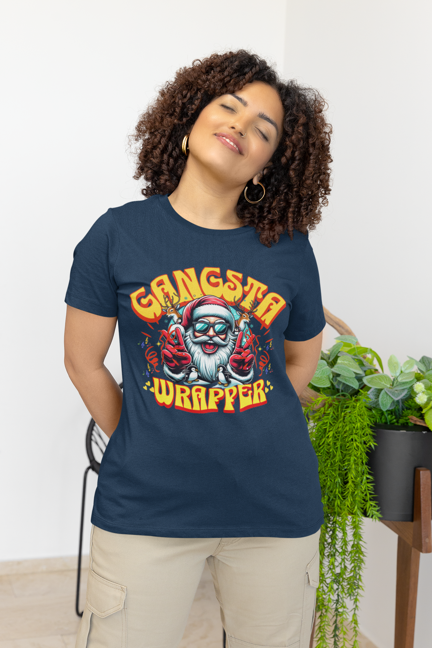 Gangsta Wrapper Tee for Holiday Cheer