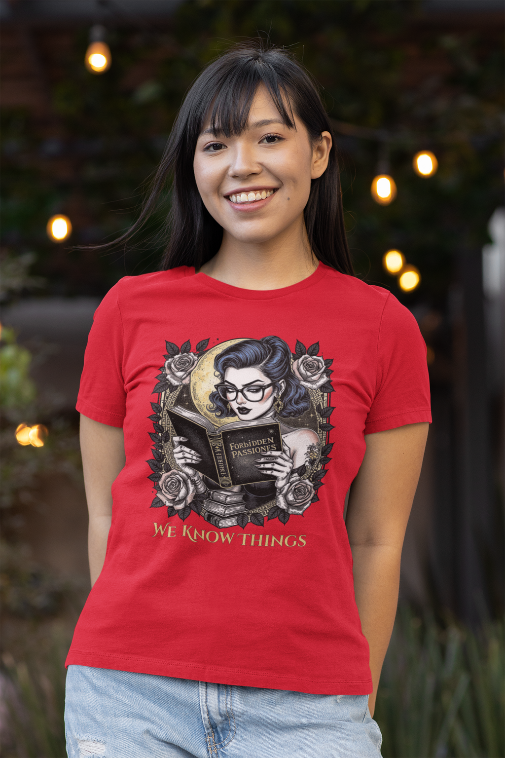 Book Lover's Unisex Tee - 'We Know Things' Graphic Shirt