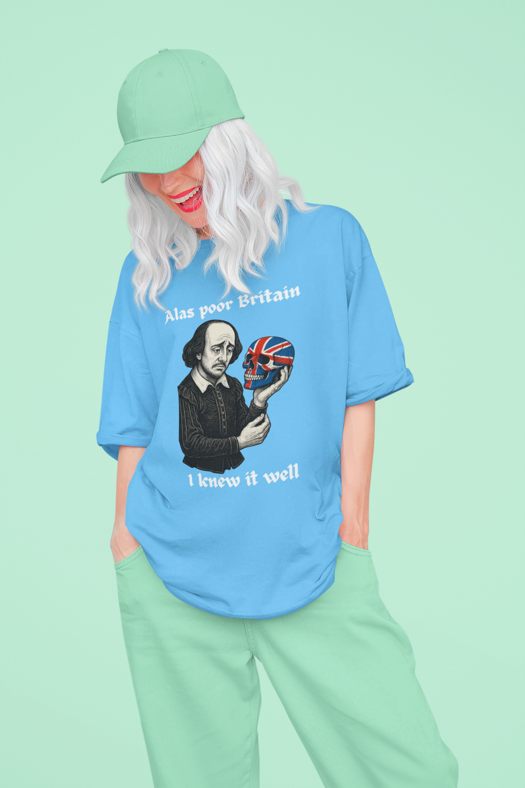 Edgy Shakespearean Tee, British Culture Shirt, Graphic Novelty Top, Literary Fan Gift, Casual Daily Wear