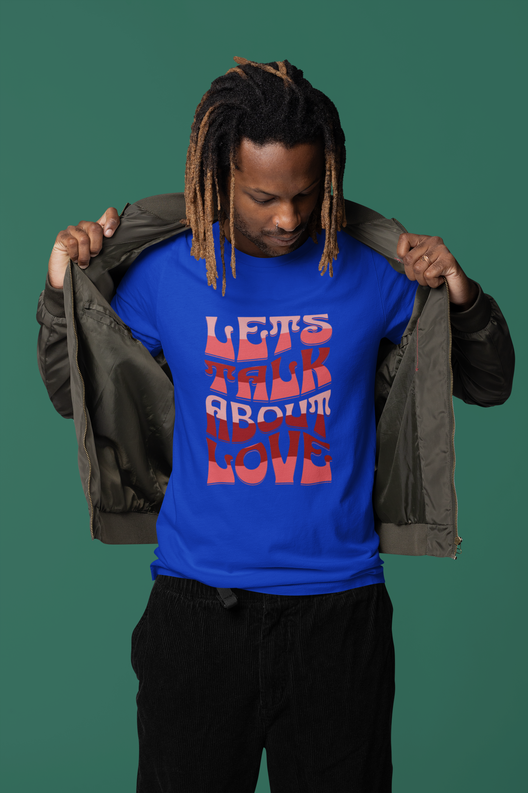 Unisex Love Message Tee - Let's Talk About Love