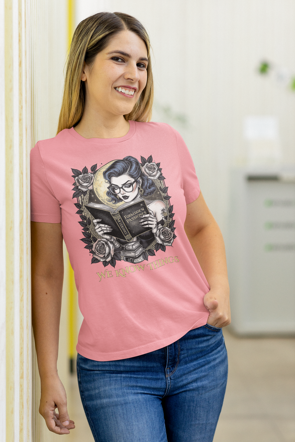 Book Lover's Unisex Tee - 'We Know Things' Graphic Shirt