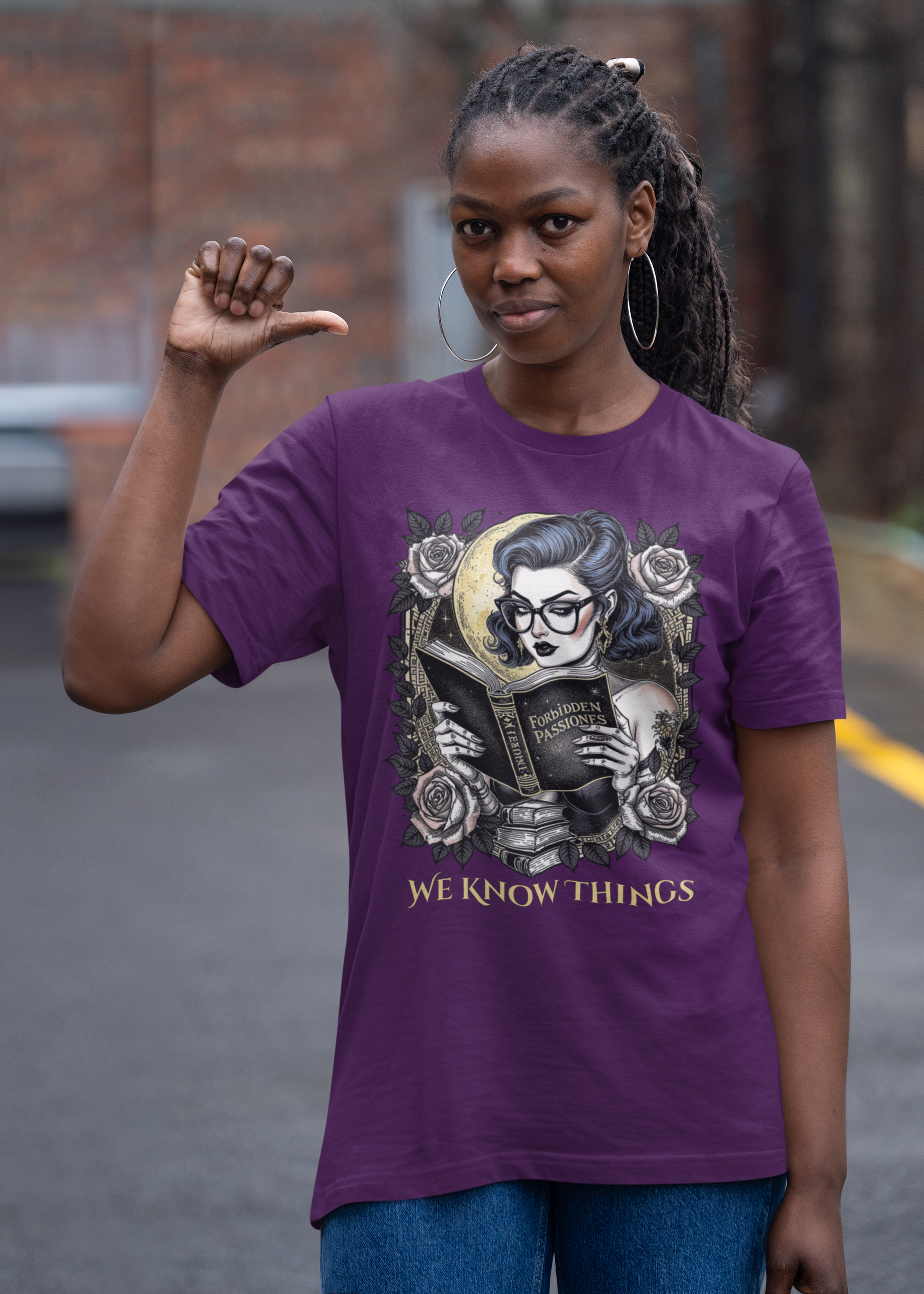 Book Lover's Unisex Tee - 'We Know Things' Graphic Shirt