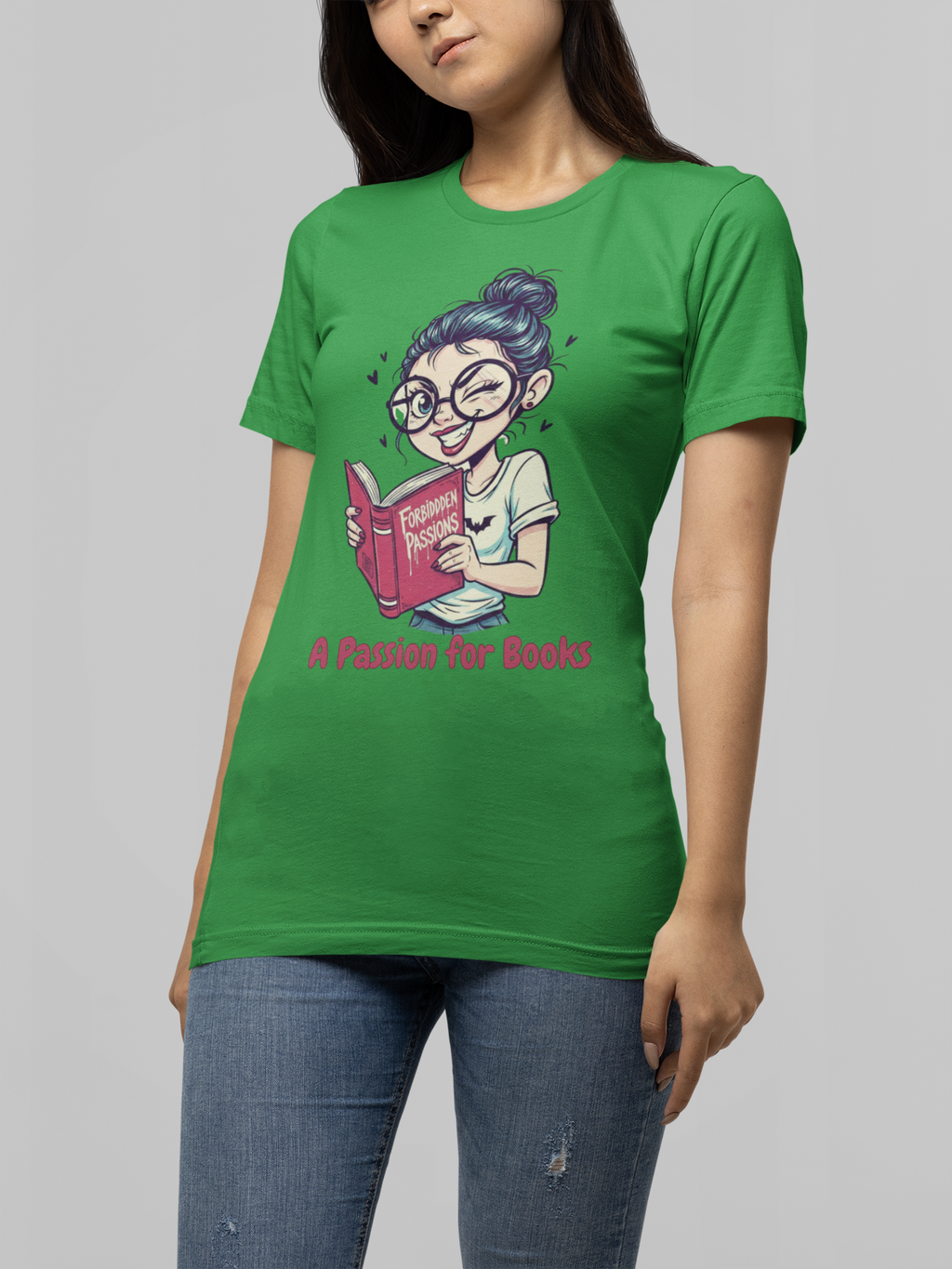 Book Lover's Unisex Tee - "A Passion for Books"