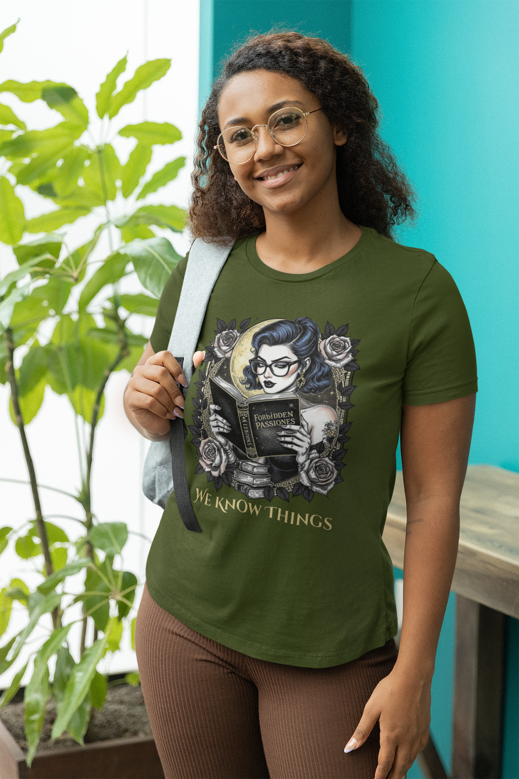 Book Lover's Unisex Tee - 'We Know Things' Graphic Shirt