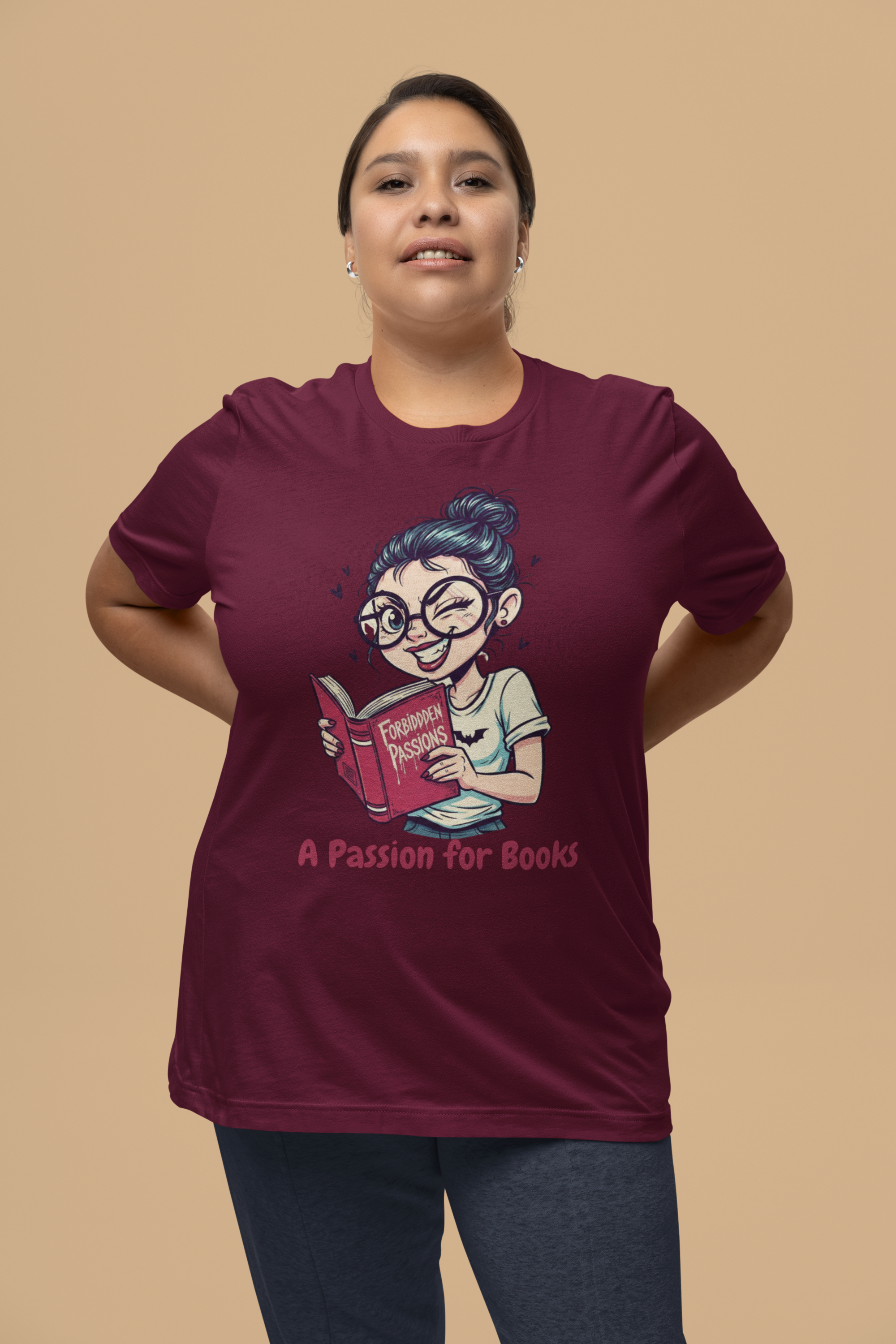 Book Lover's Unisex Tee - "A Passion for Books"