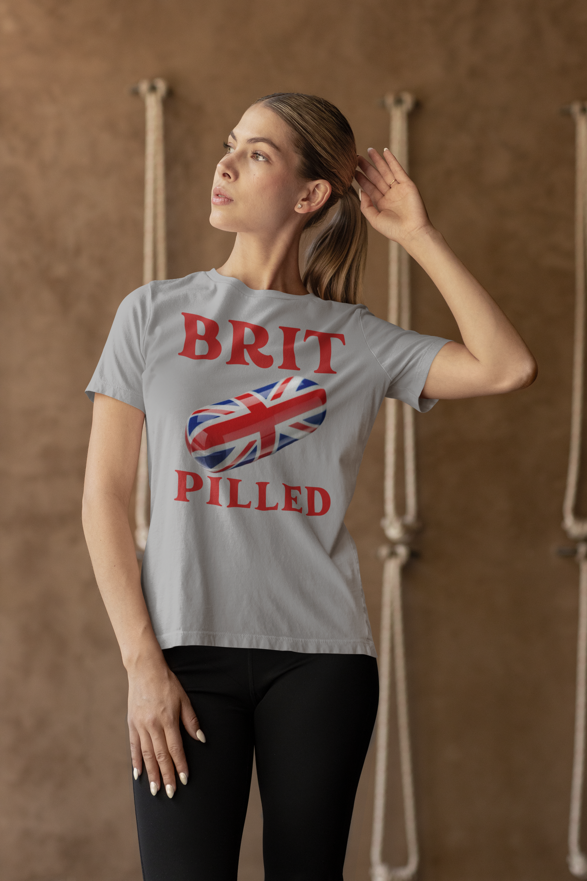 Brit-Pilled Unisex Short Sleeve Tee - Fun Graphic Top for Casual Wear, Gift for Trendsetters, Unique British Style, Cool Everyday [...]